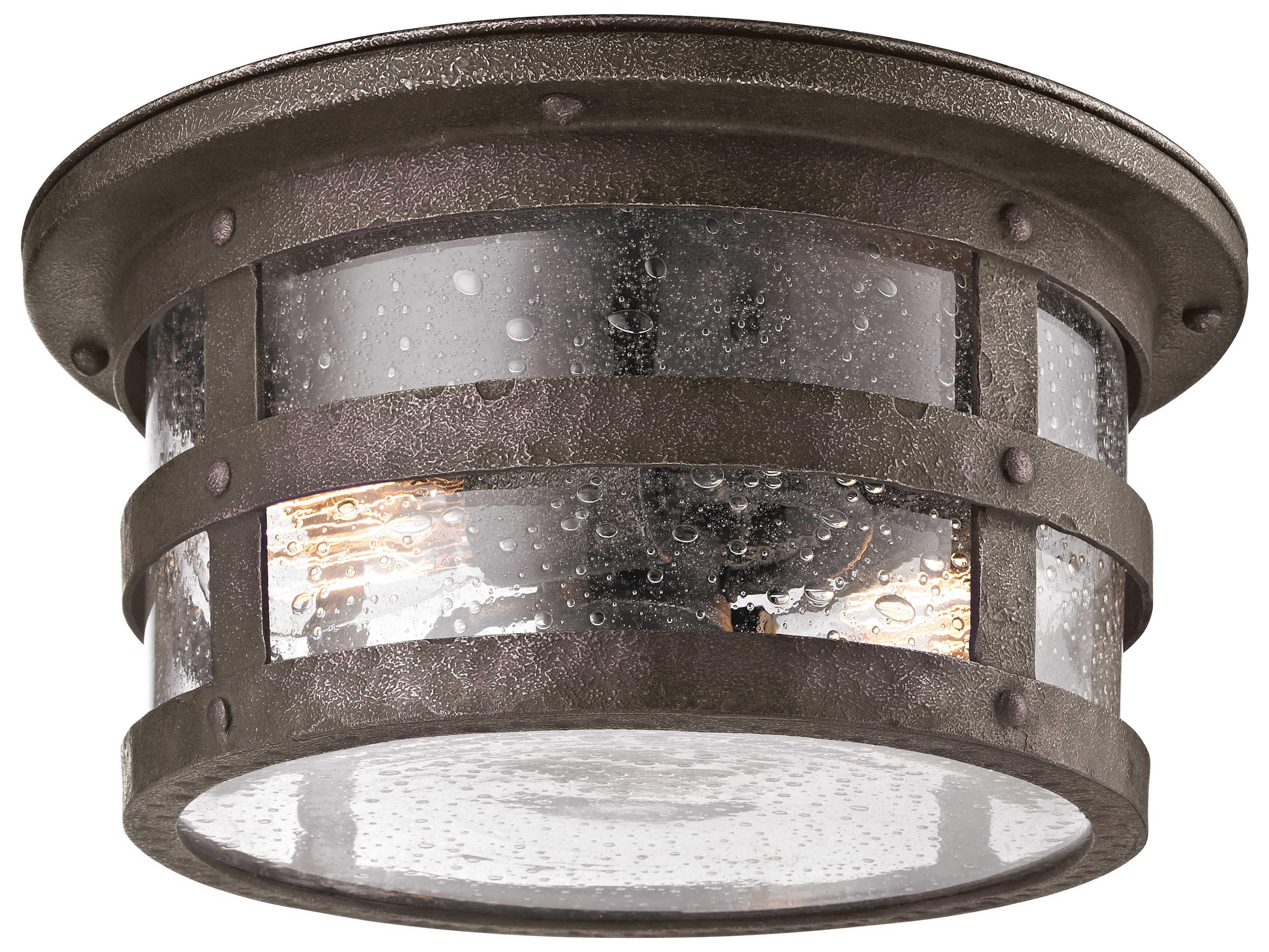 Troy Lighting Barbosa 2 - Light Incandescent Outdoor Flush Mount