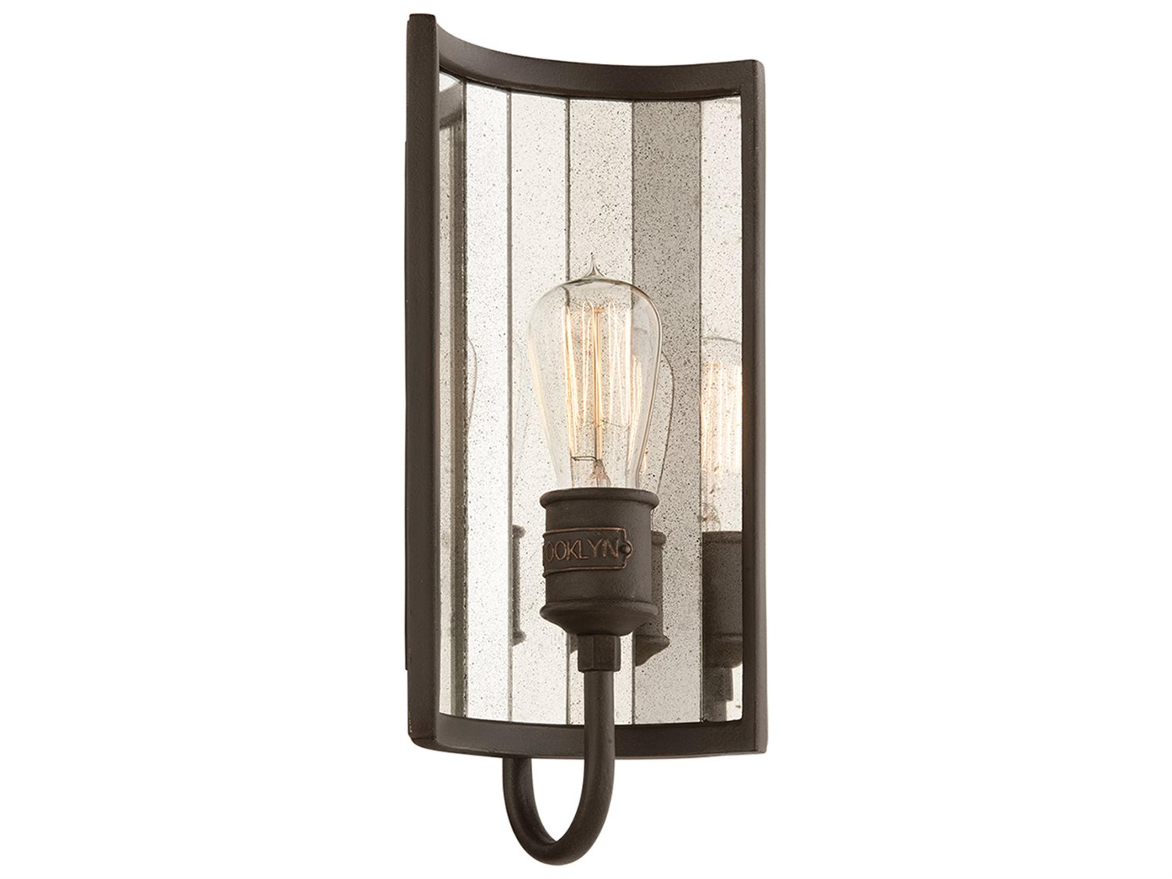 Brooklyn 1-Light Bronze Wall Sconce