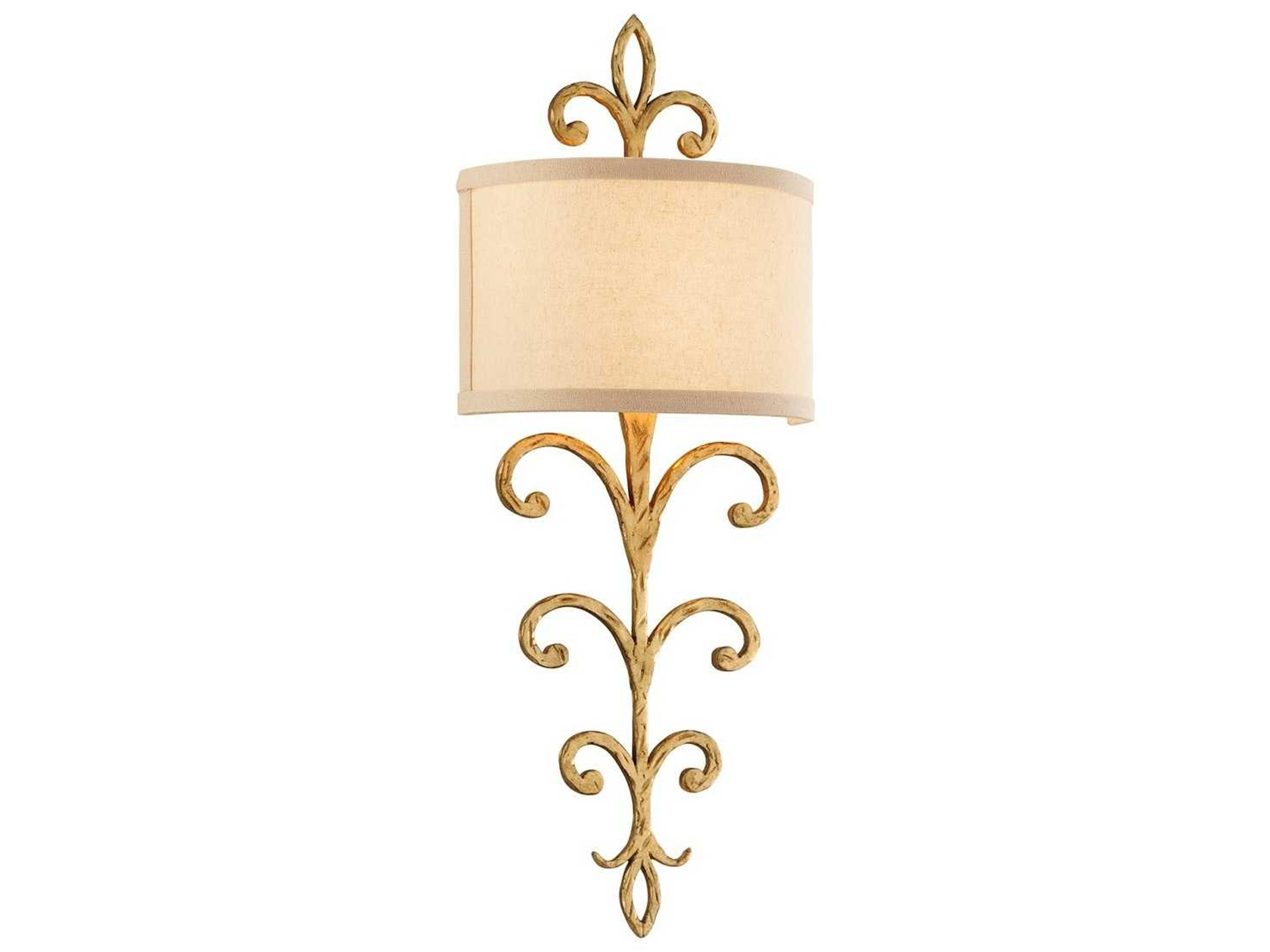 Troy Lighting Crawford 2-Light Gold Wall Sconce