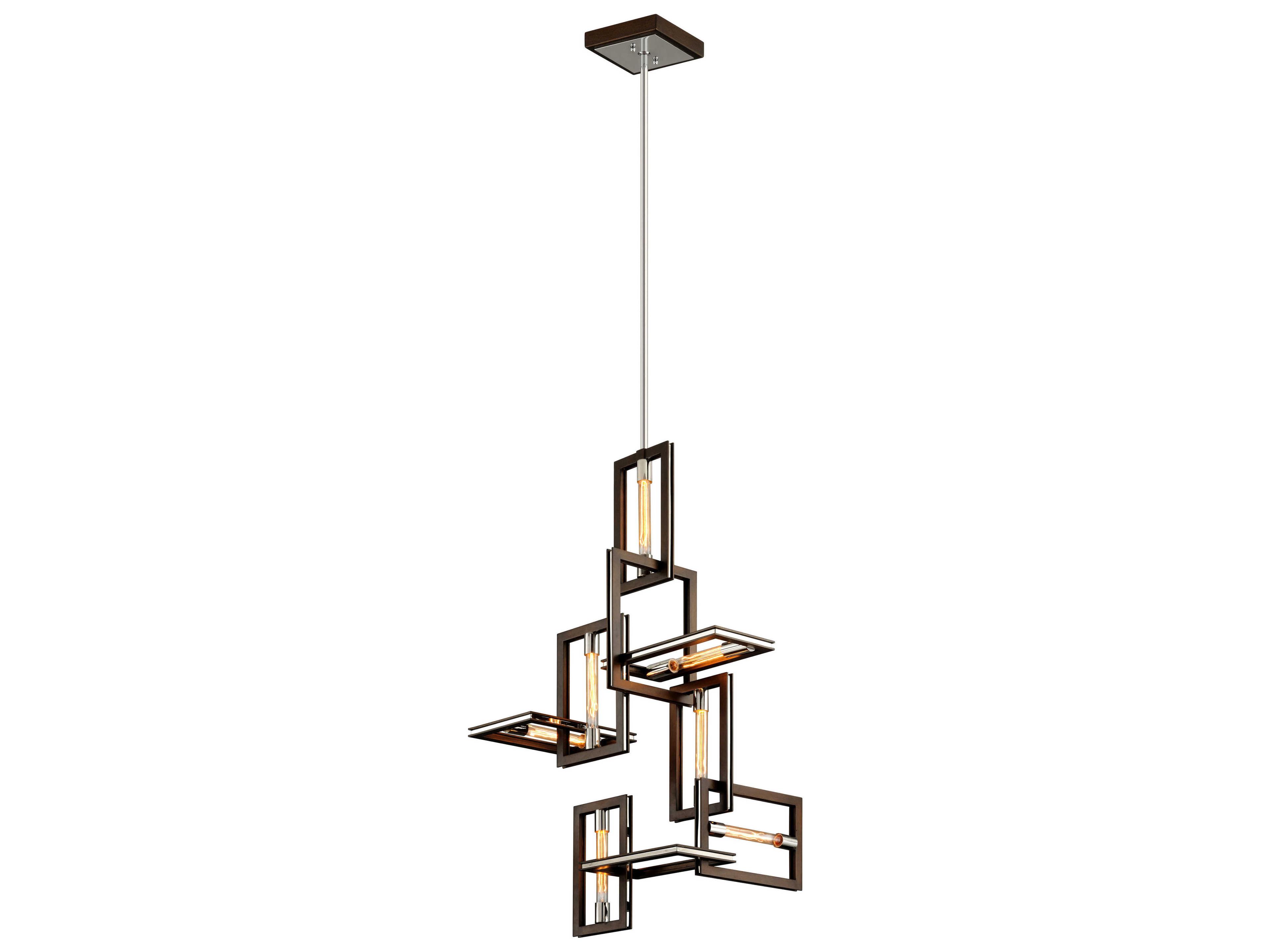 Troy Lighting Enigma 7-Light Bronze Pendant