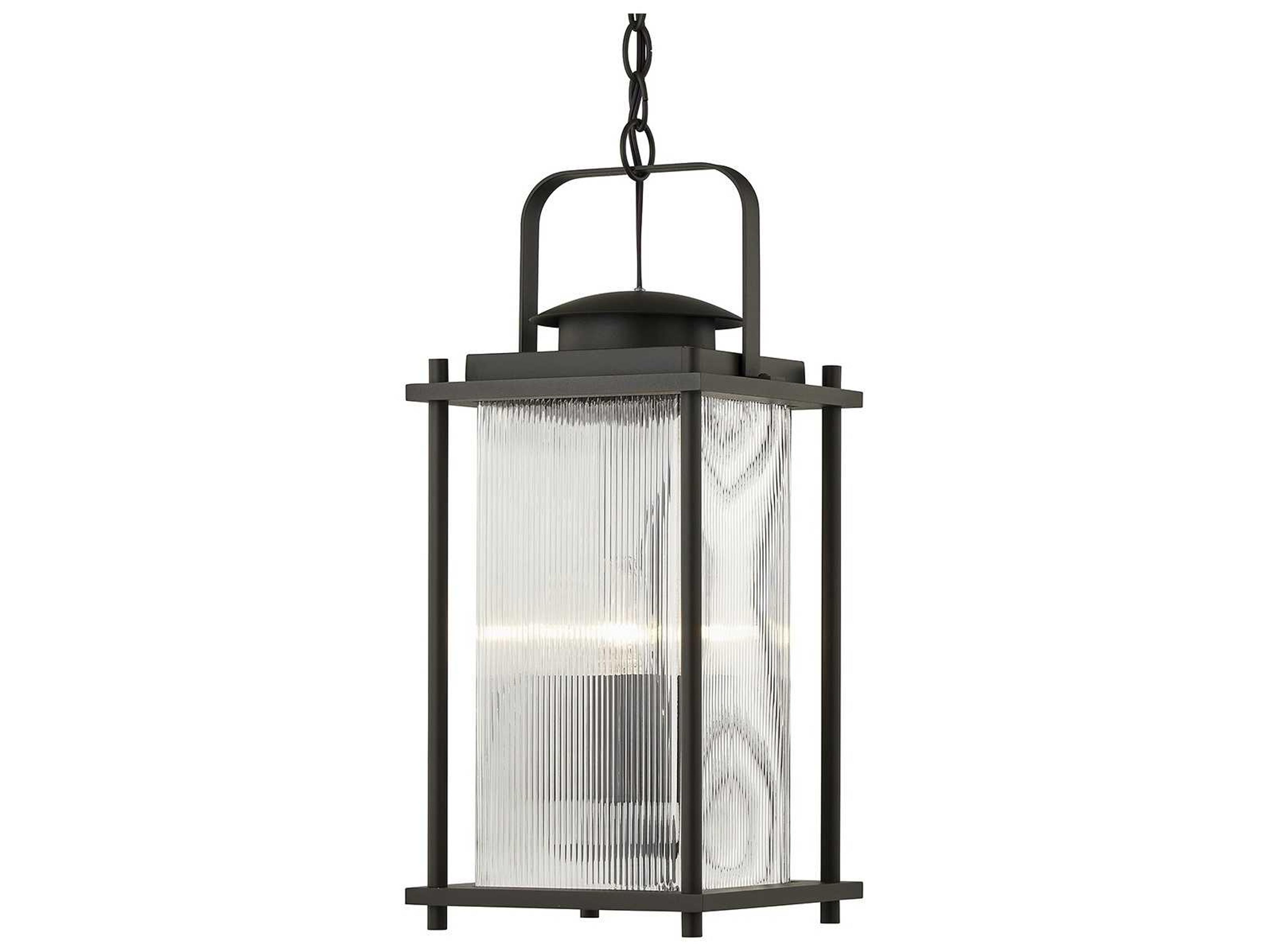 Troy Lighting James Bay 3 - Light Glass Outdoor Hanging Light