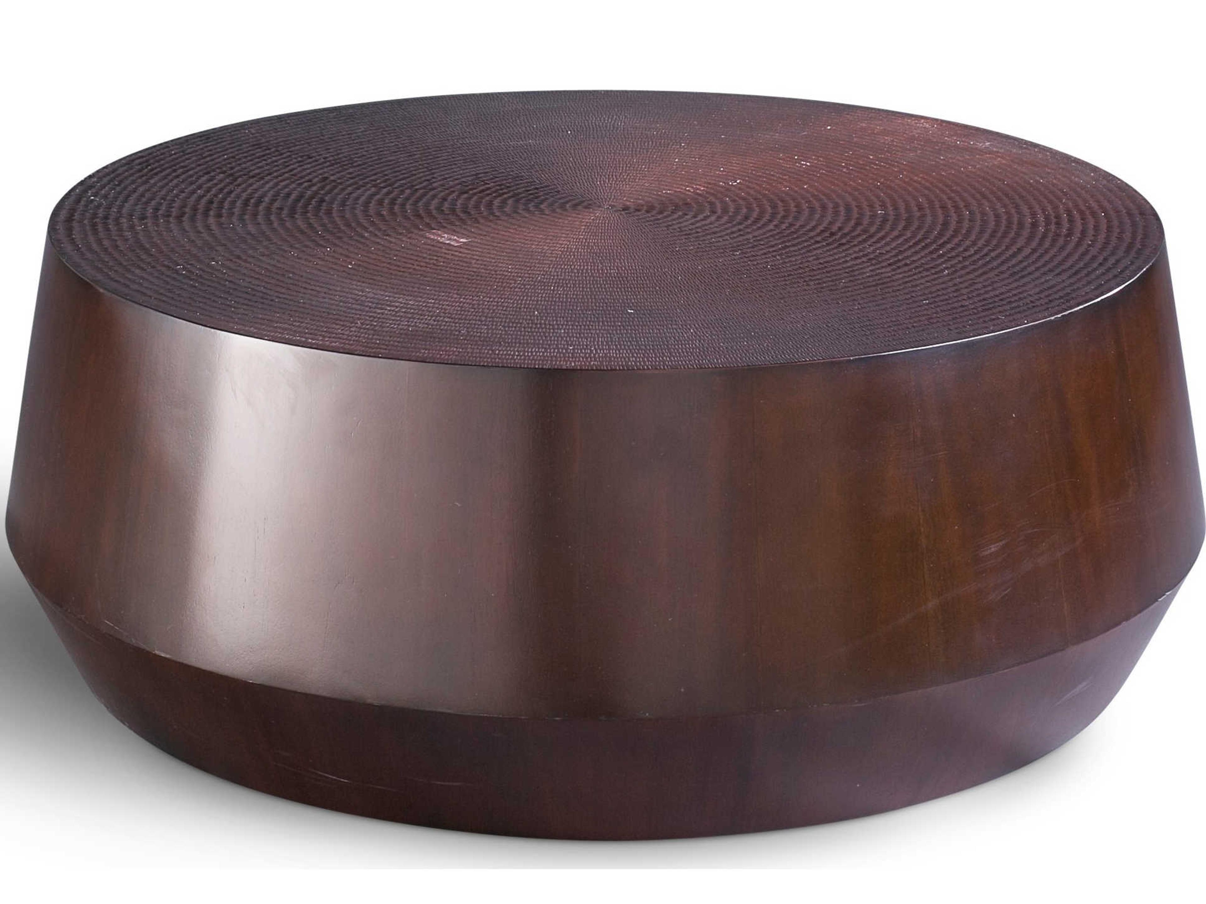Urbia Ie Series Round Wood Espresso Coffee Table