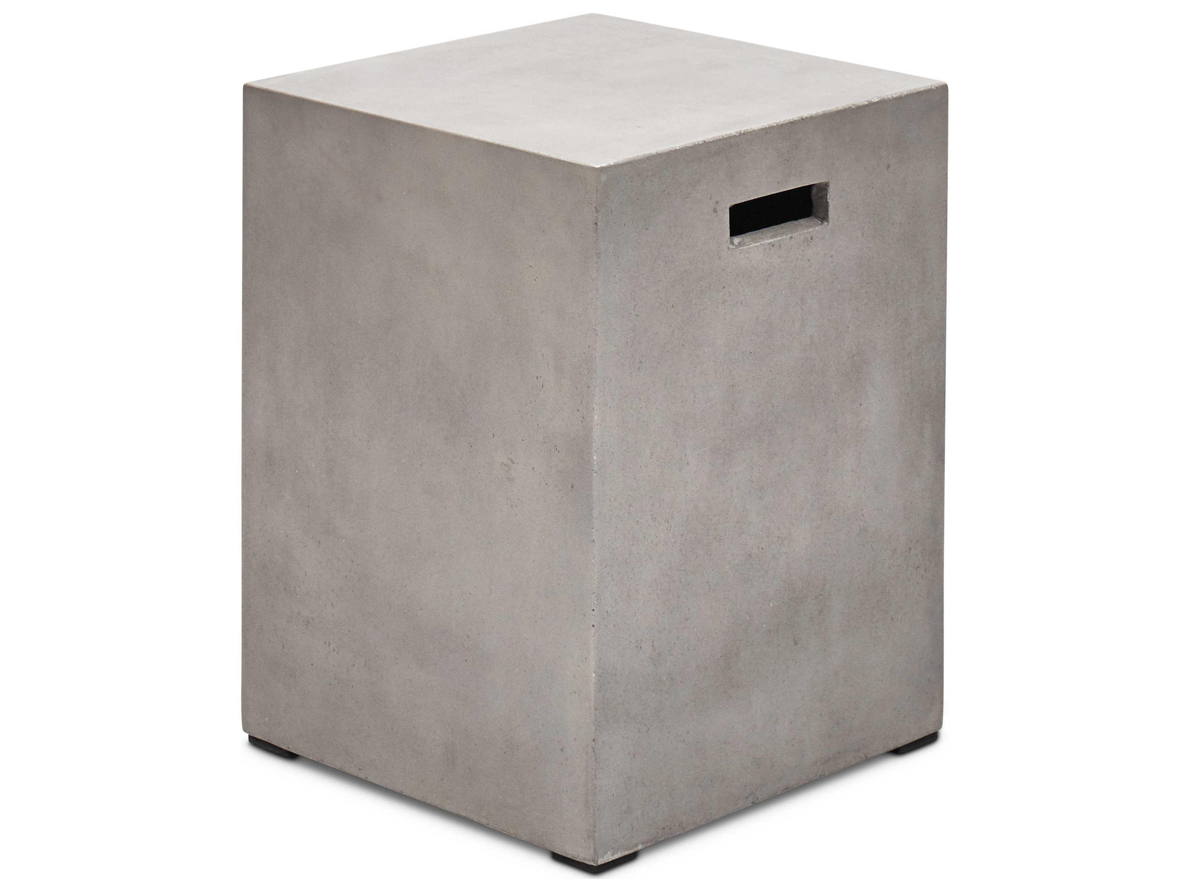 Urbia Una Square Concrete End Table