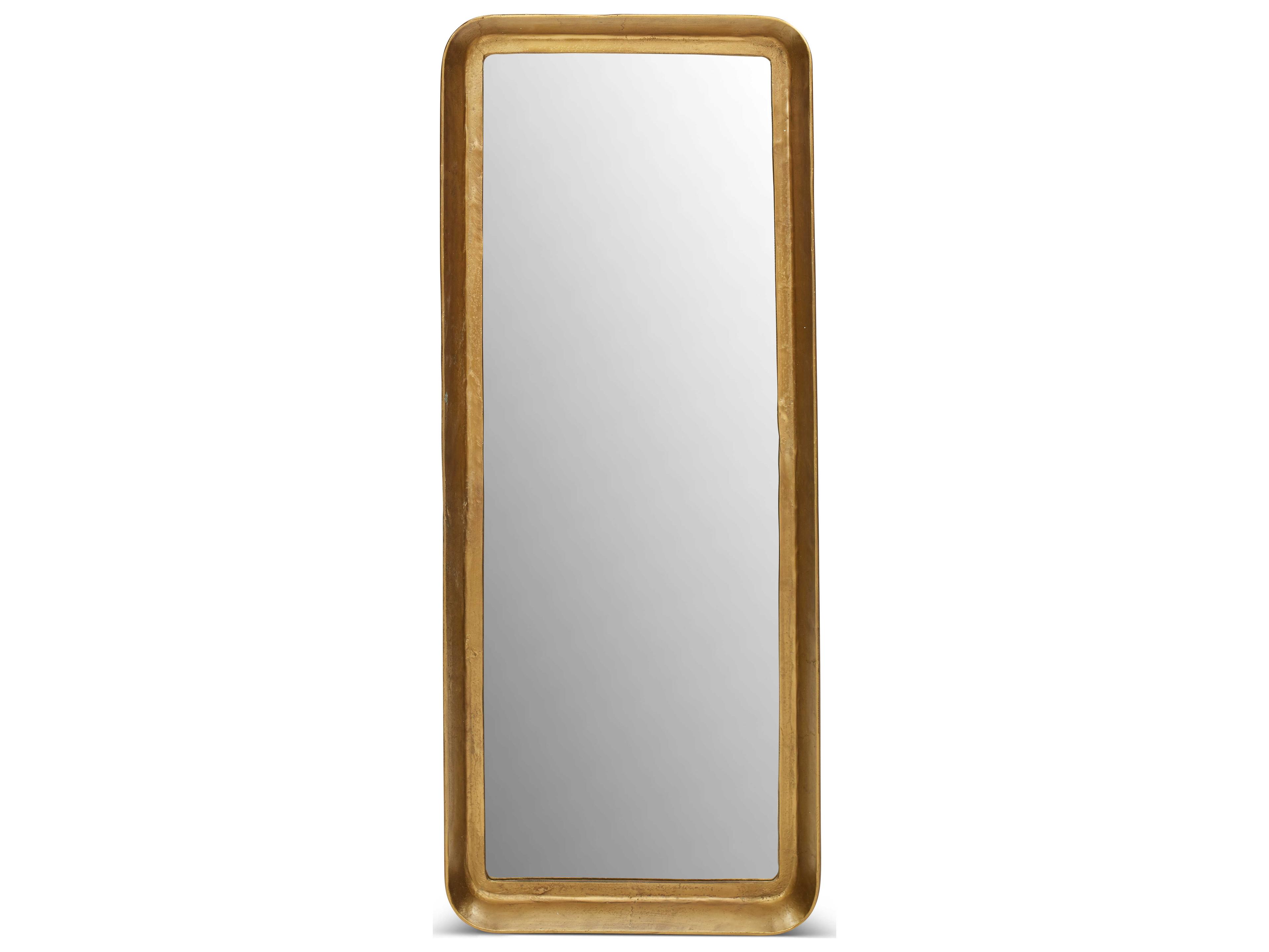 Urbia Vinod Antique Brass Rectangular Floor Mirror