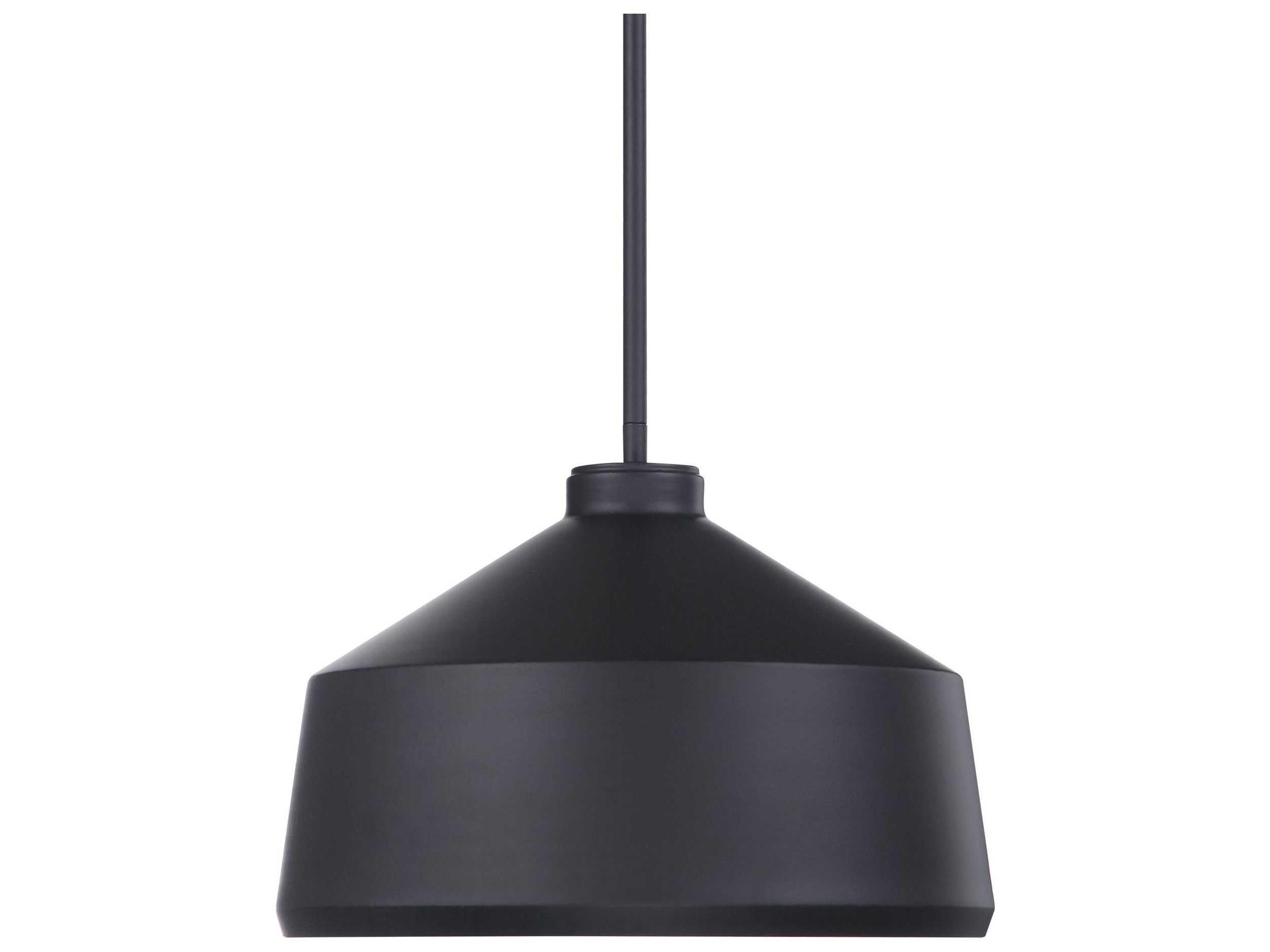 Uttermost Holgate 1-Light Matte Black Pendant