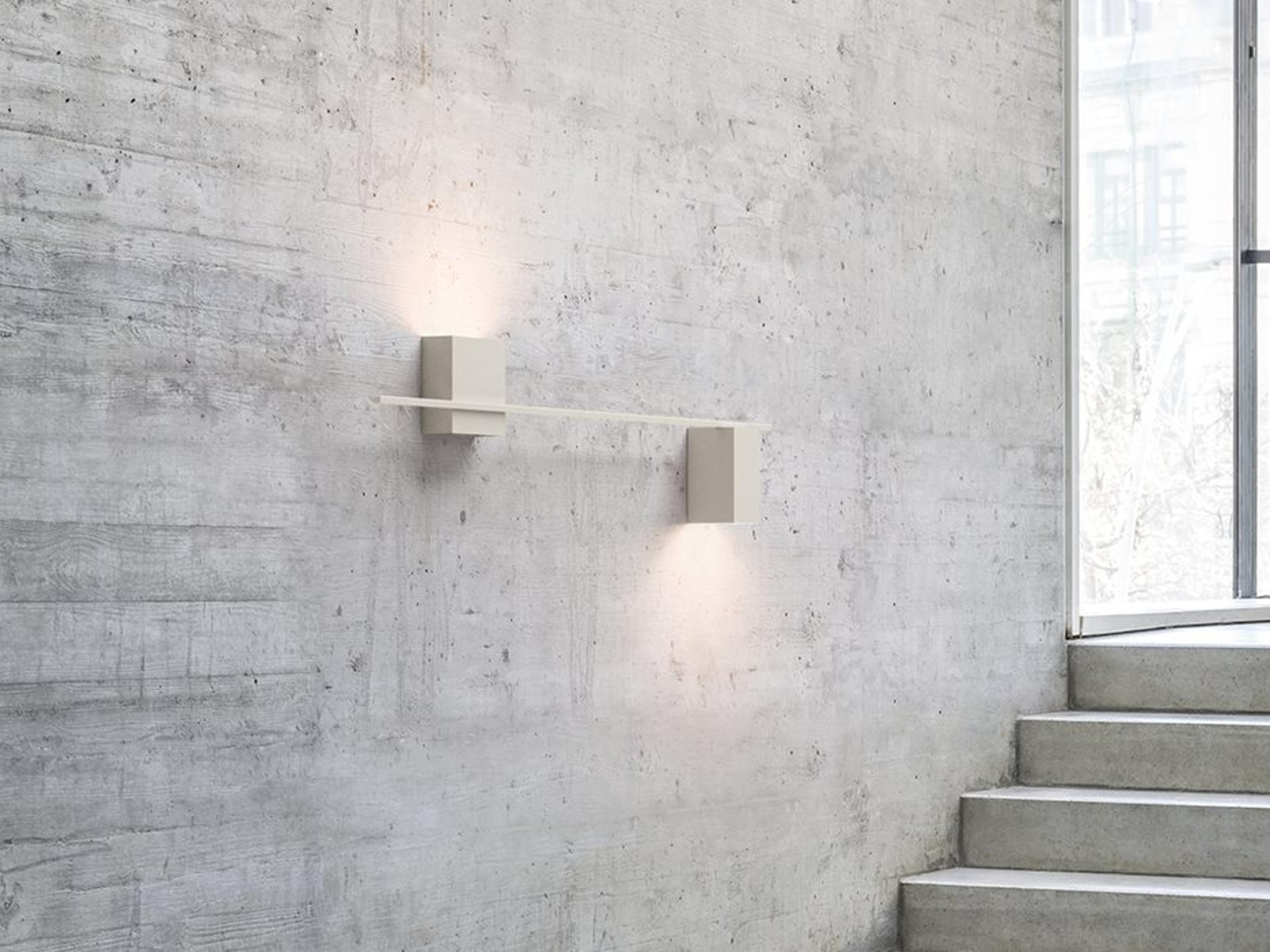 Vibia Structural 2-Light Gray LED Wall Sconce
