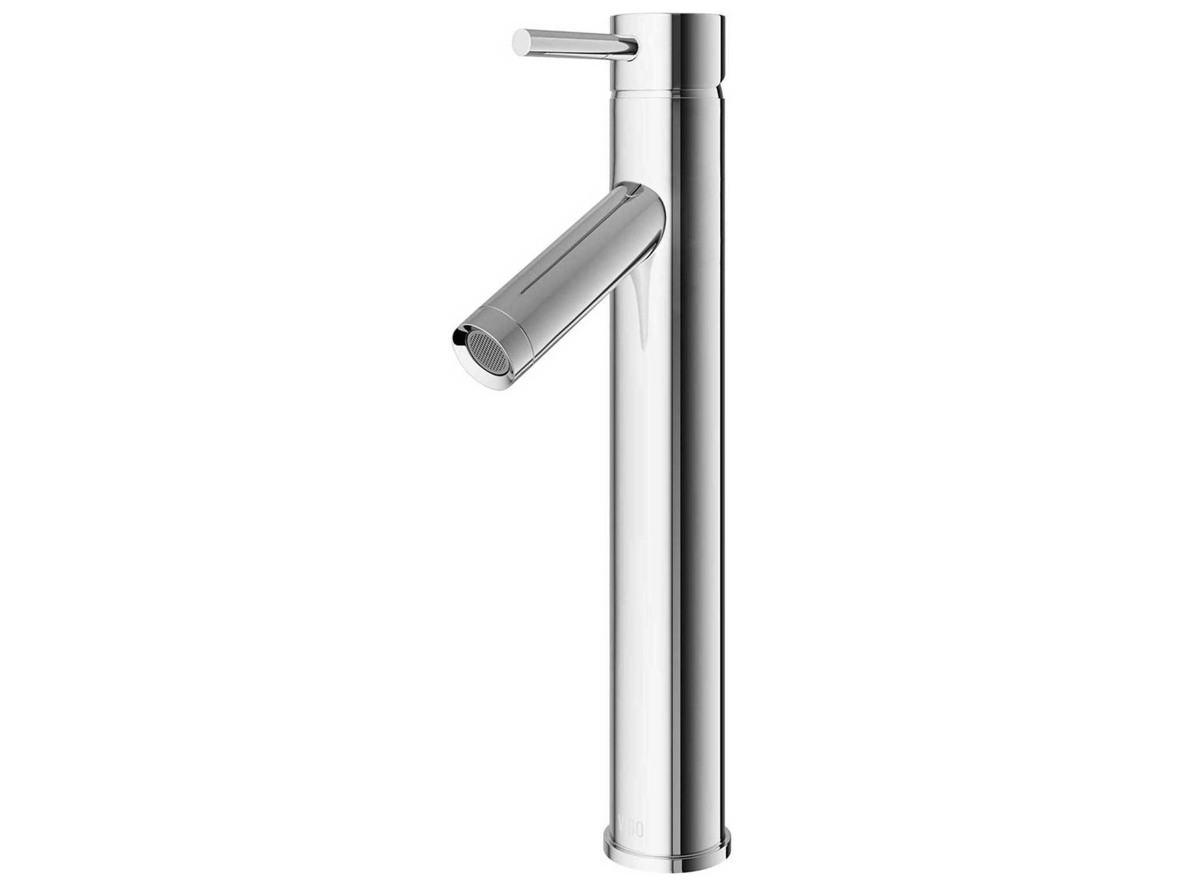 Dior Chrome 1-Handle Vessel Bathroom Faucet