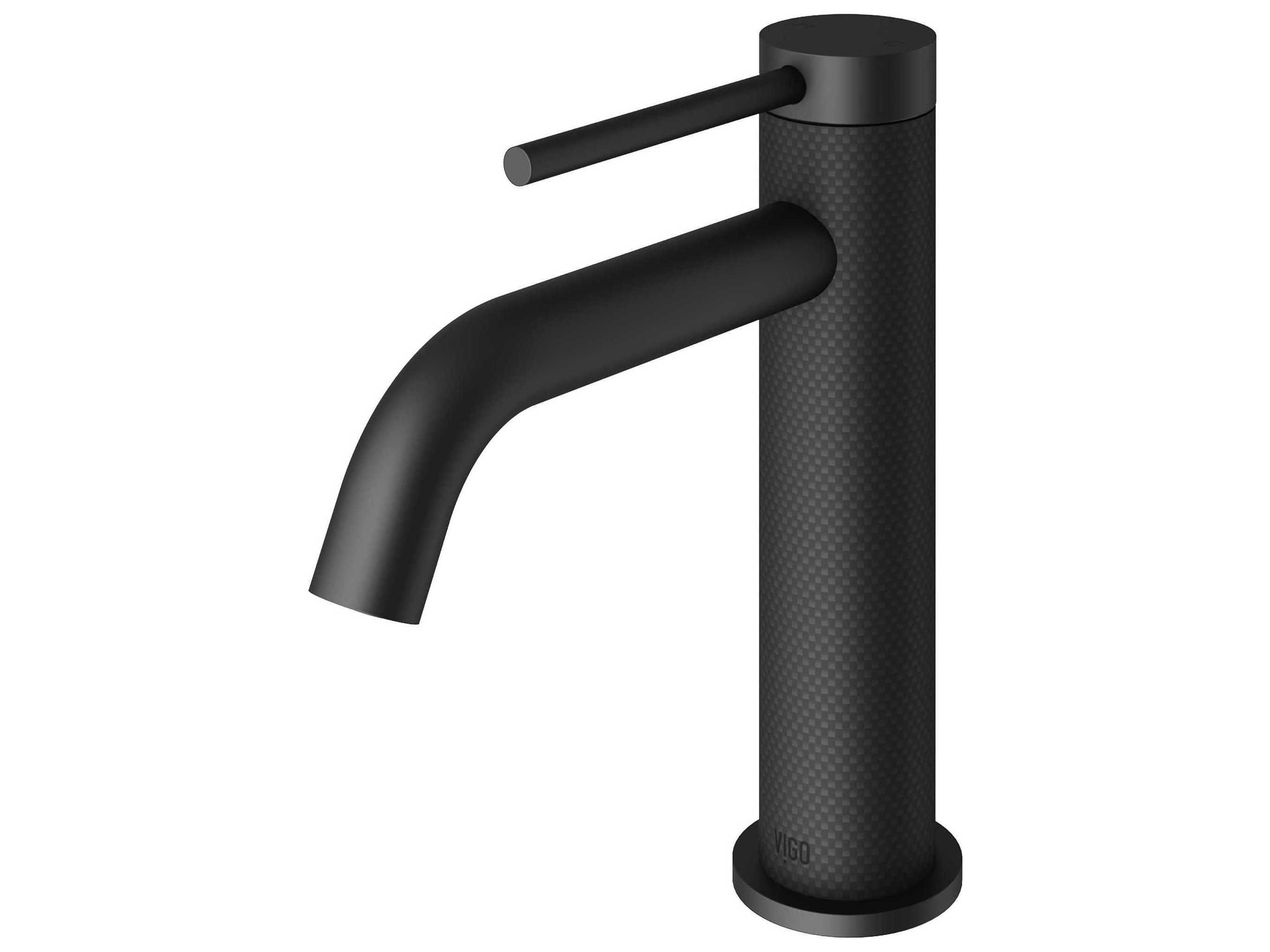 Madison Matte Black 1-Handle Vanity Bathroom Faucet