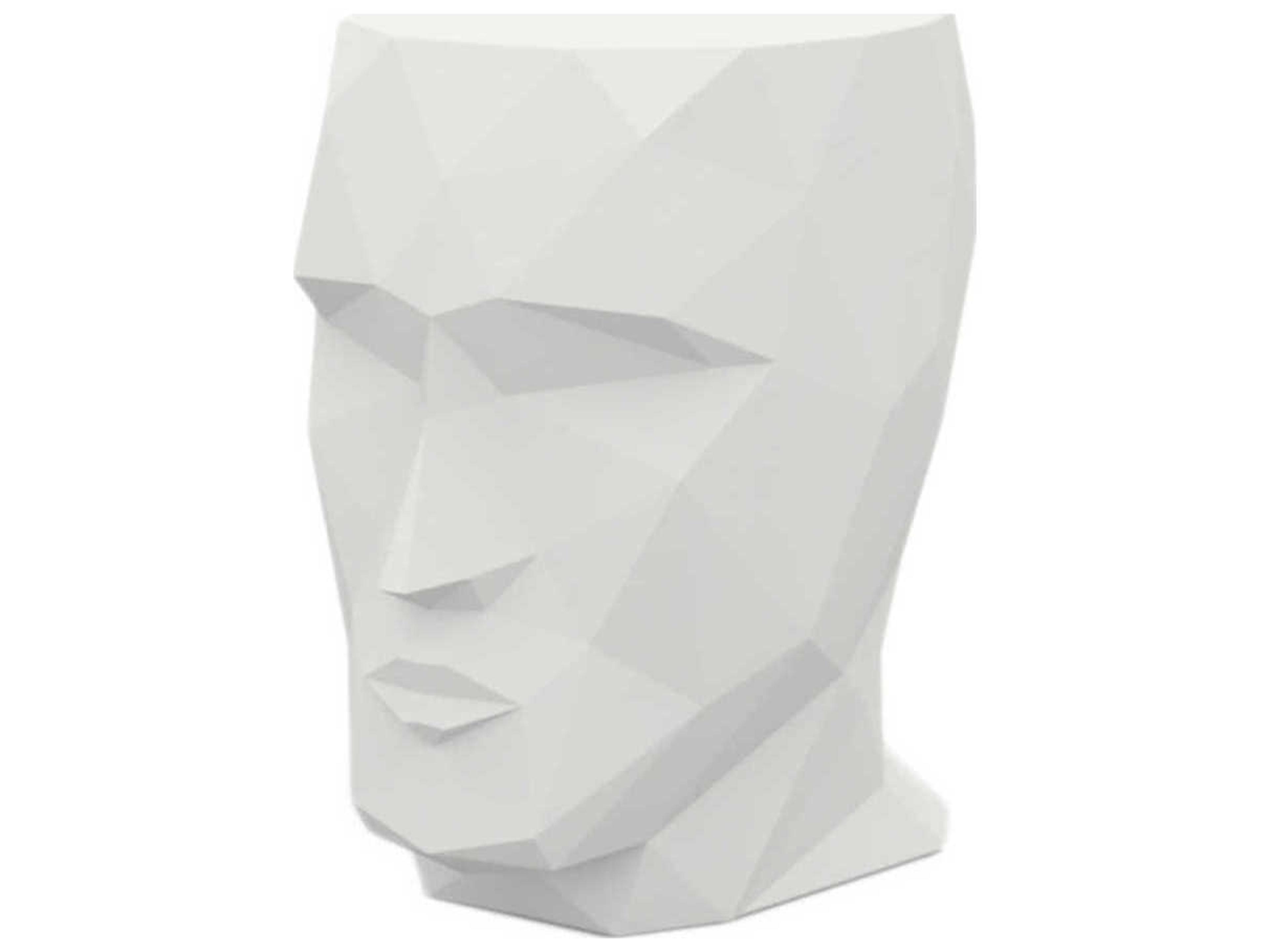 Vondom Adan White Matte Accent Stool