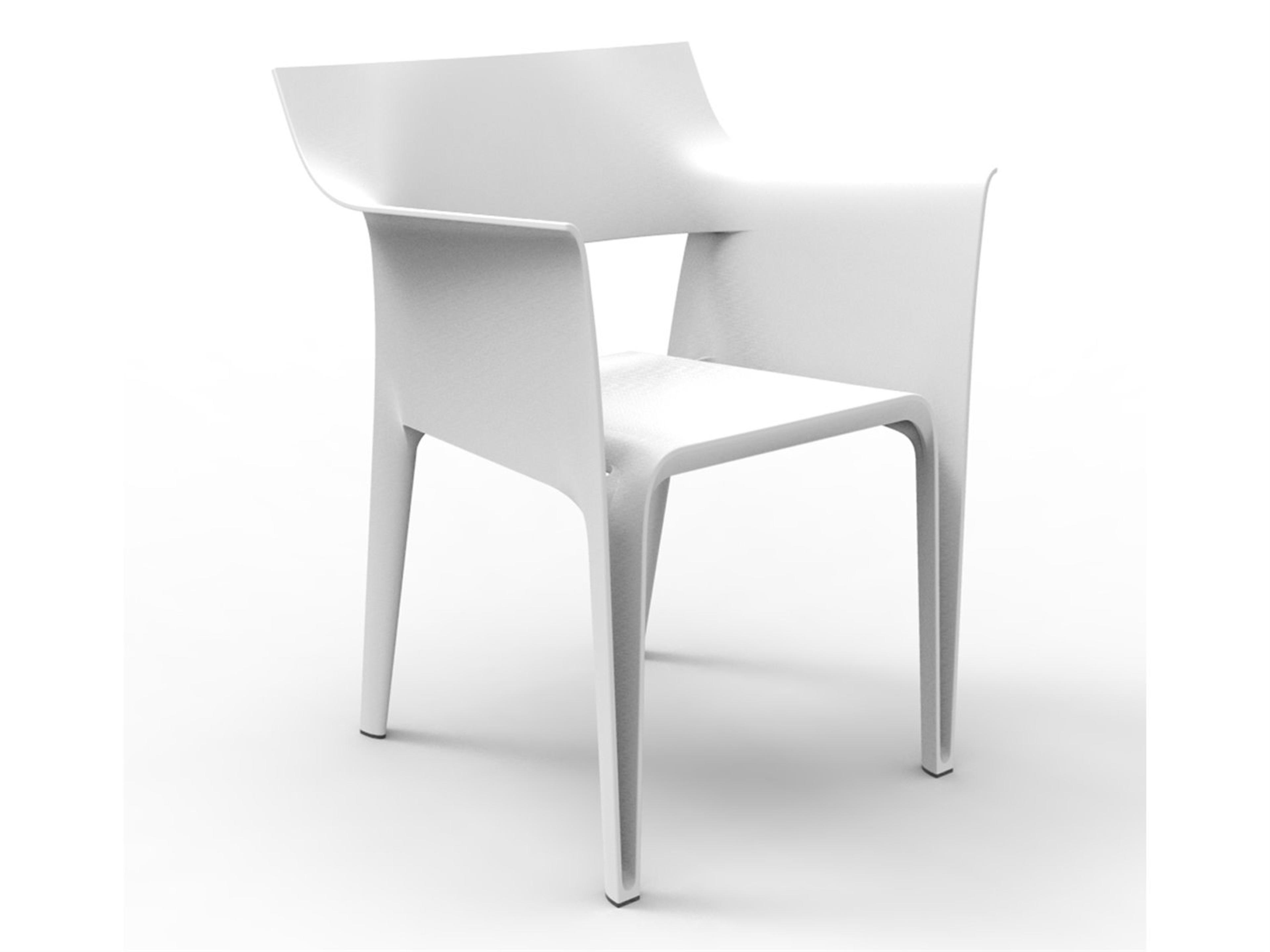Hidra Armchair Set of 4 Basic/Injection White