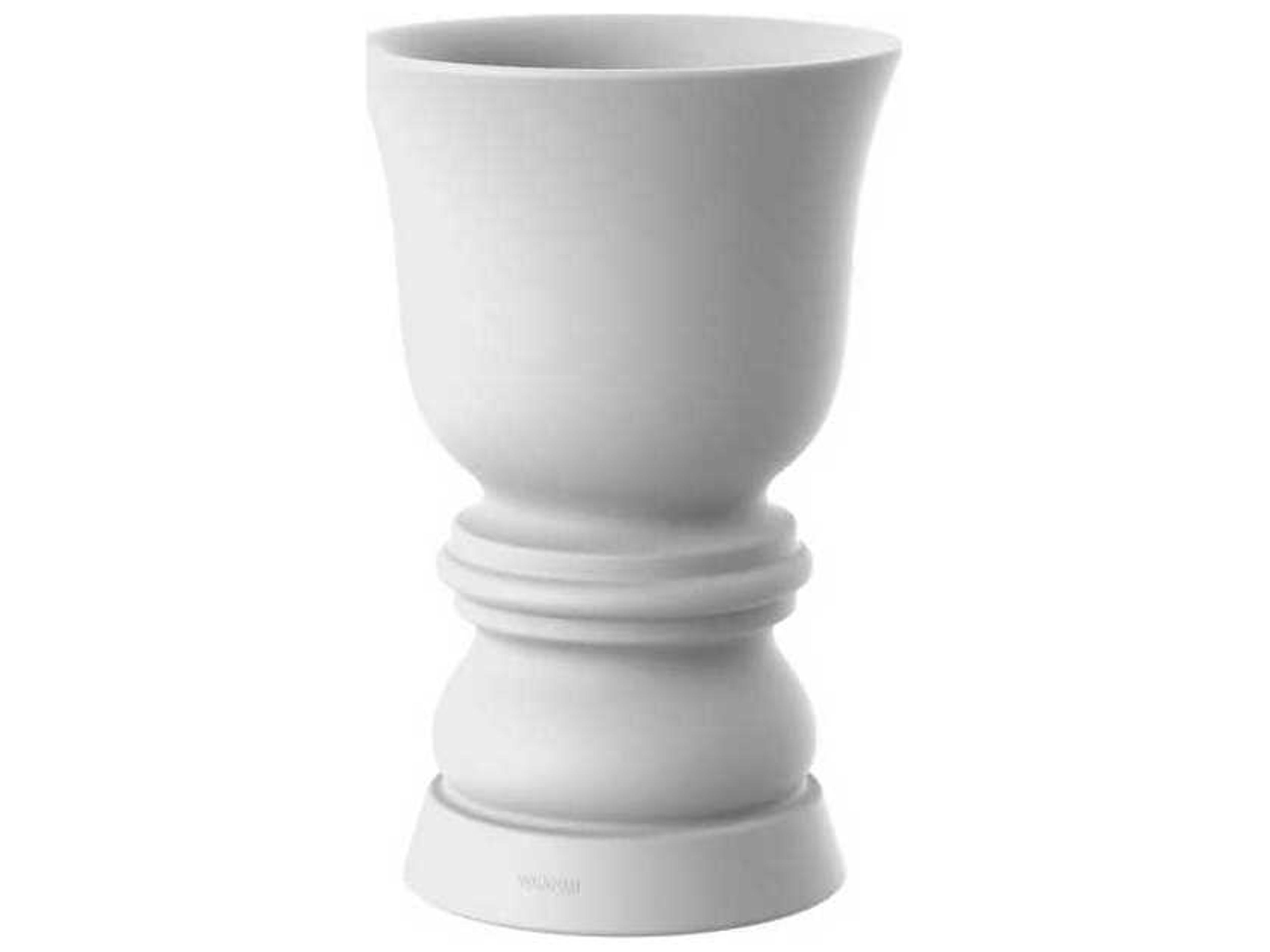 Vondom Suave 26" High White Matte Planter