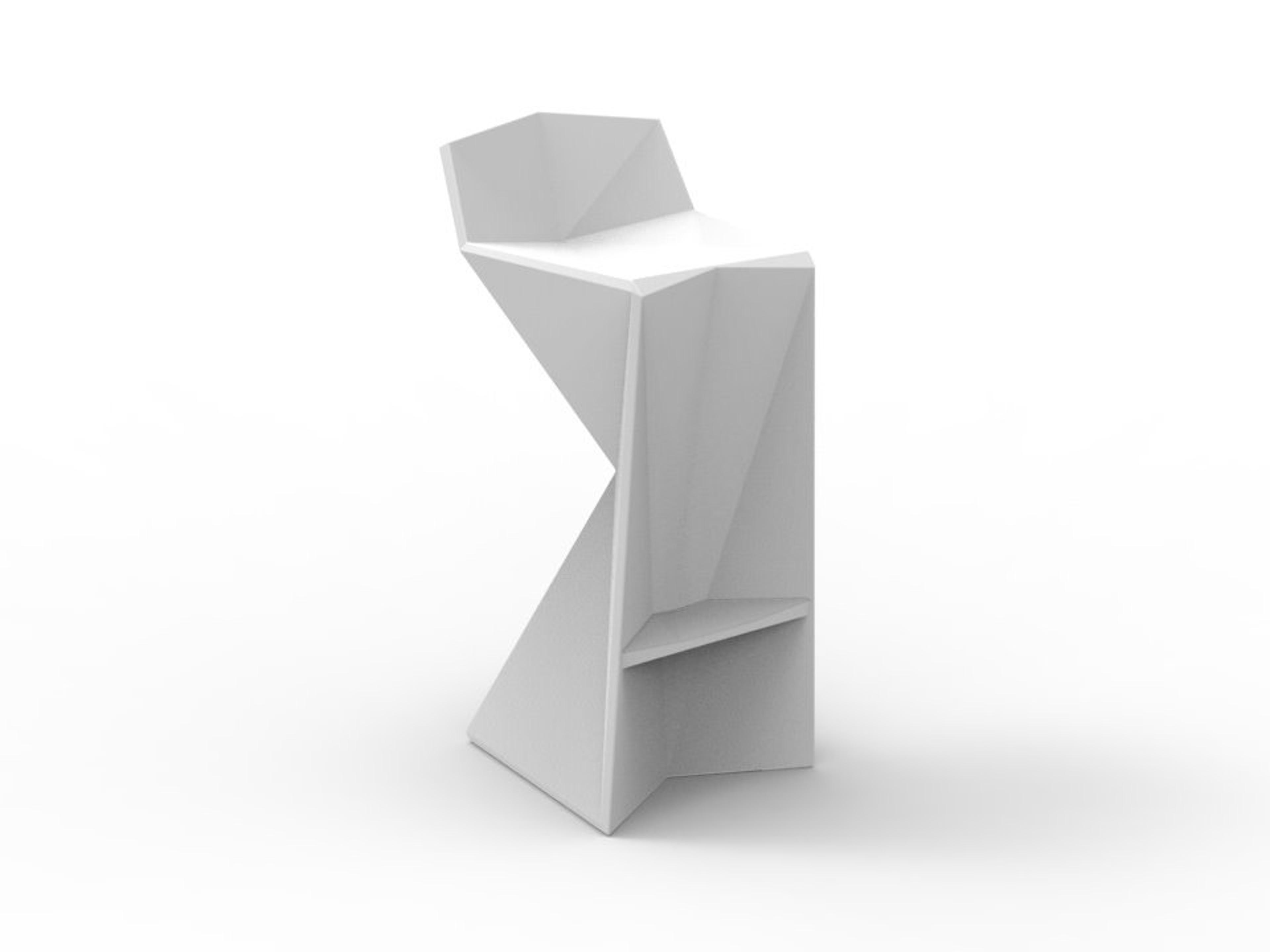 Vondom Vertex White Matte Bar Stool