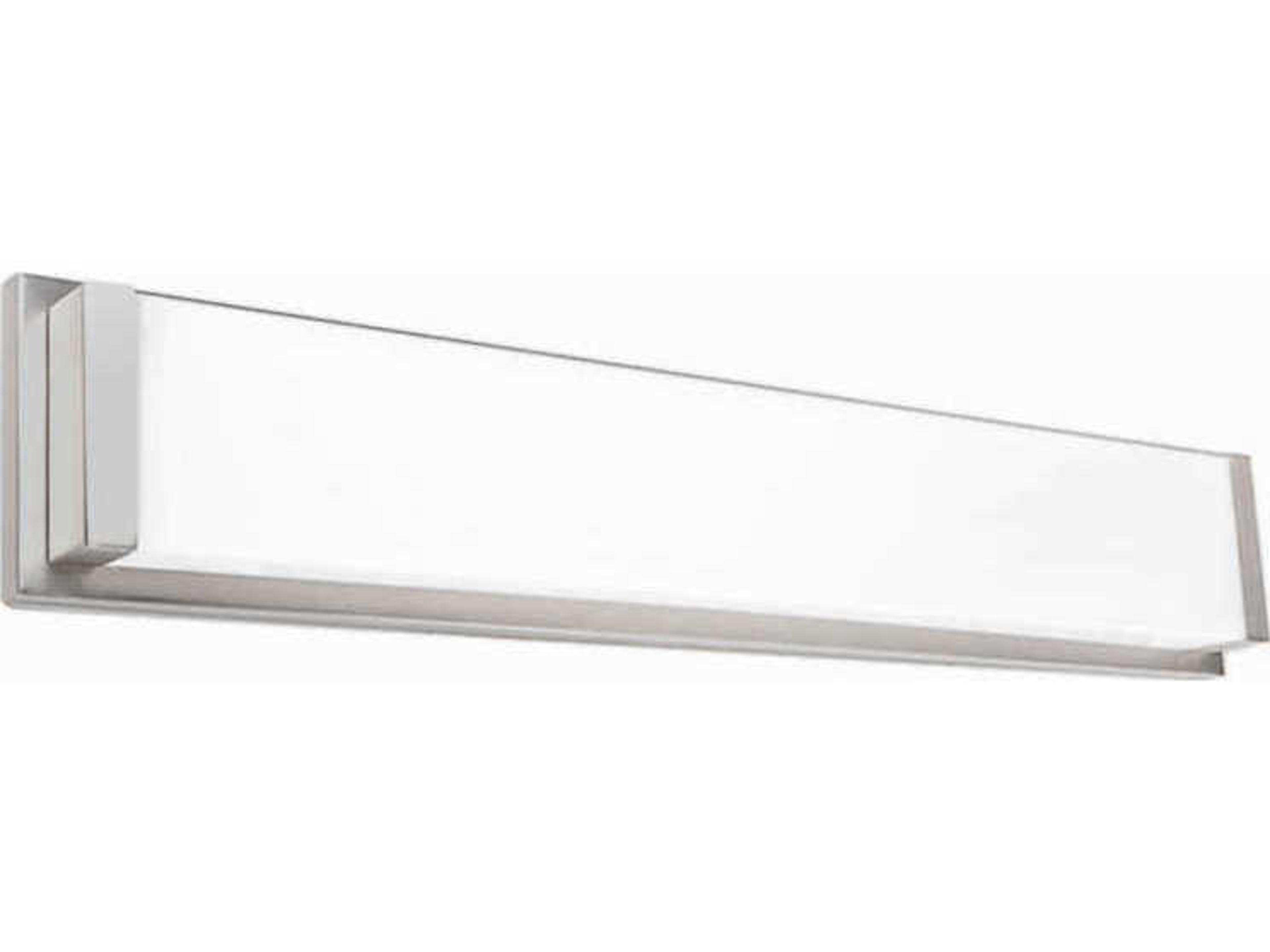 WAC Lighting Metro 1-Light Brushed Nickel LED Vanity Light