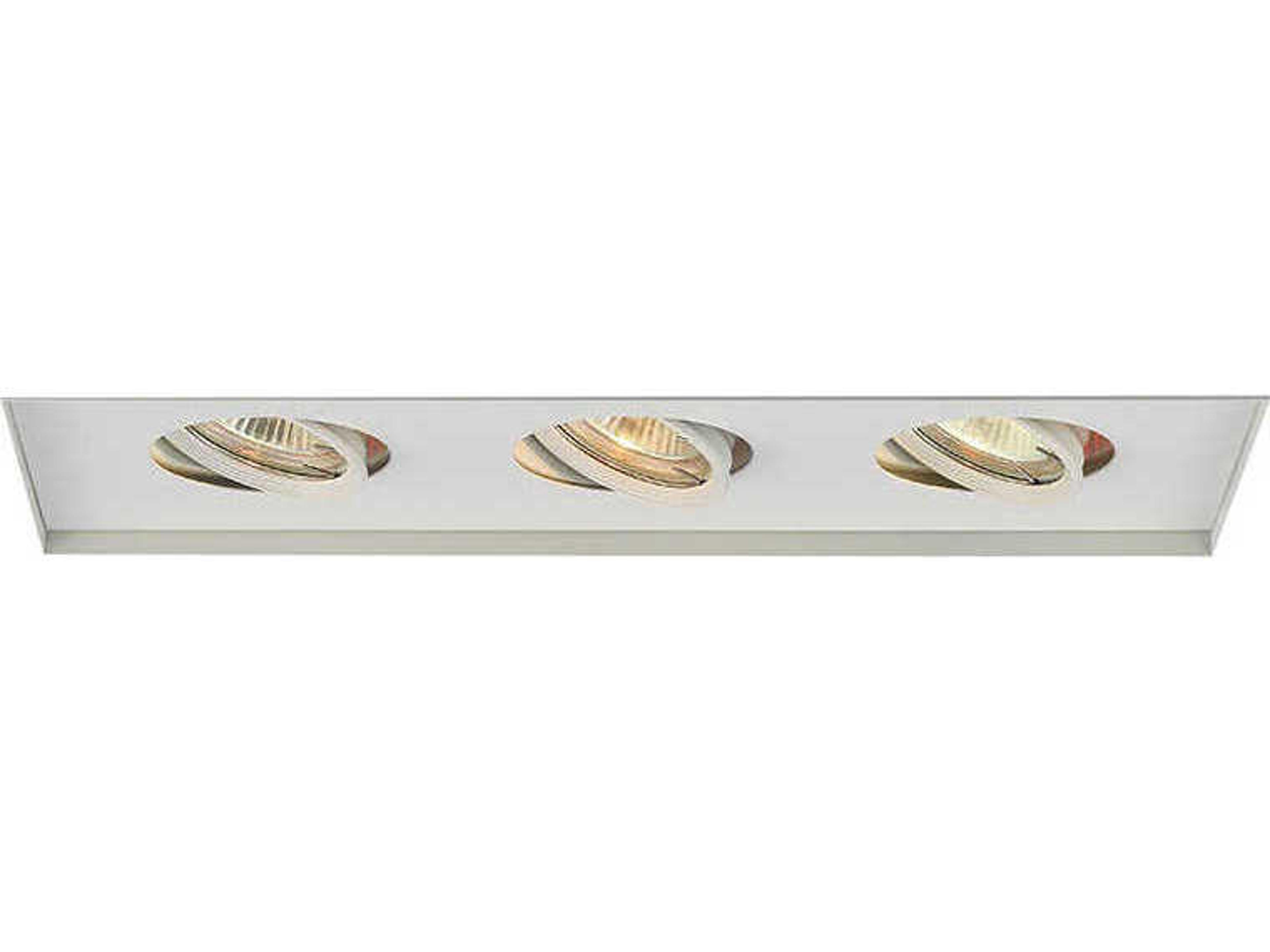WAC Lighting White LED Geometric Linear Recessed Light