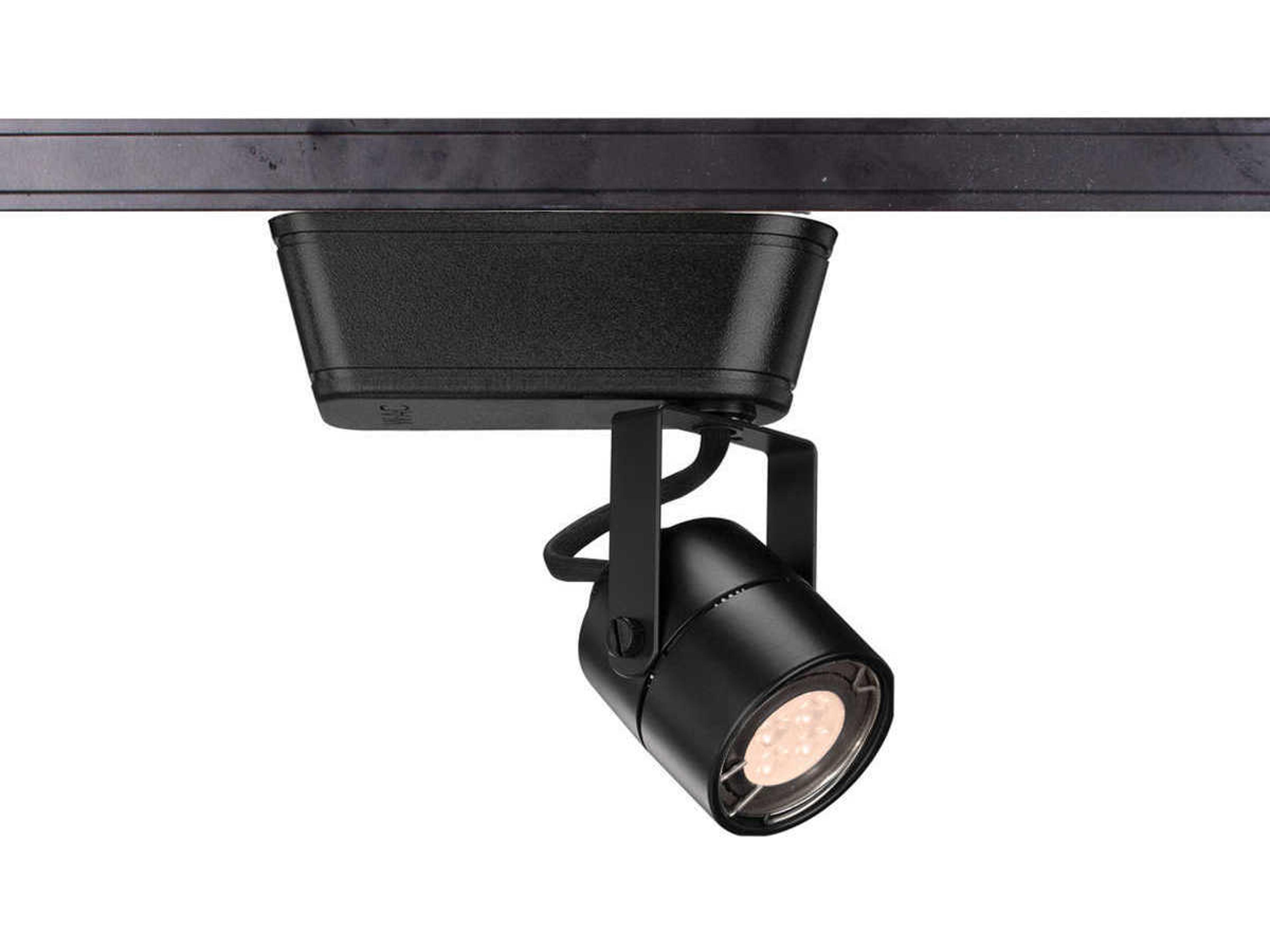 WAC Lighting Track 1-Light Black LED Cylinder & Rail Light