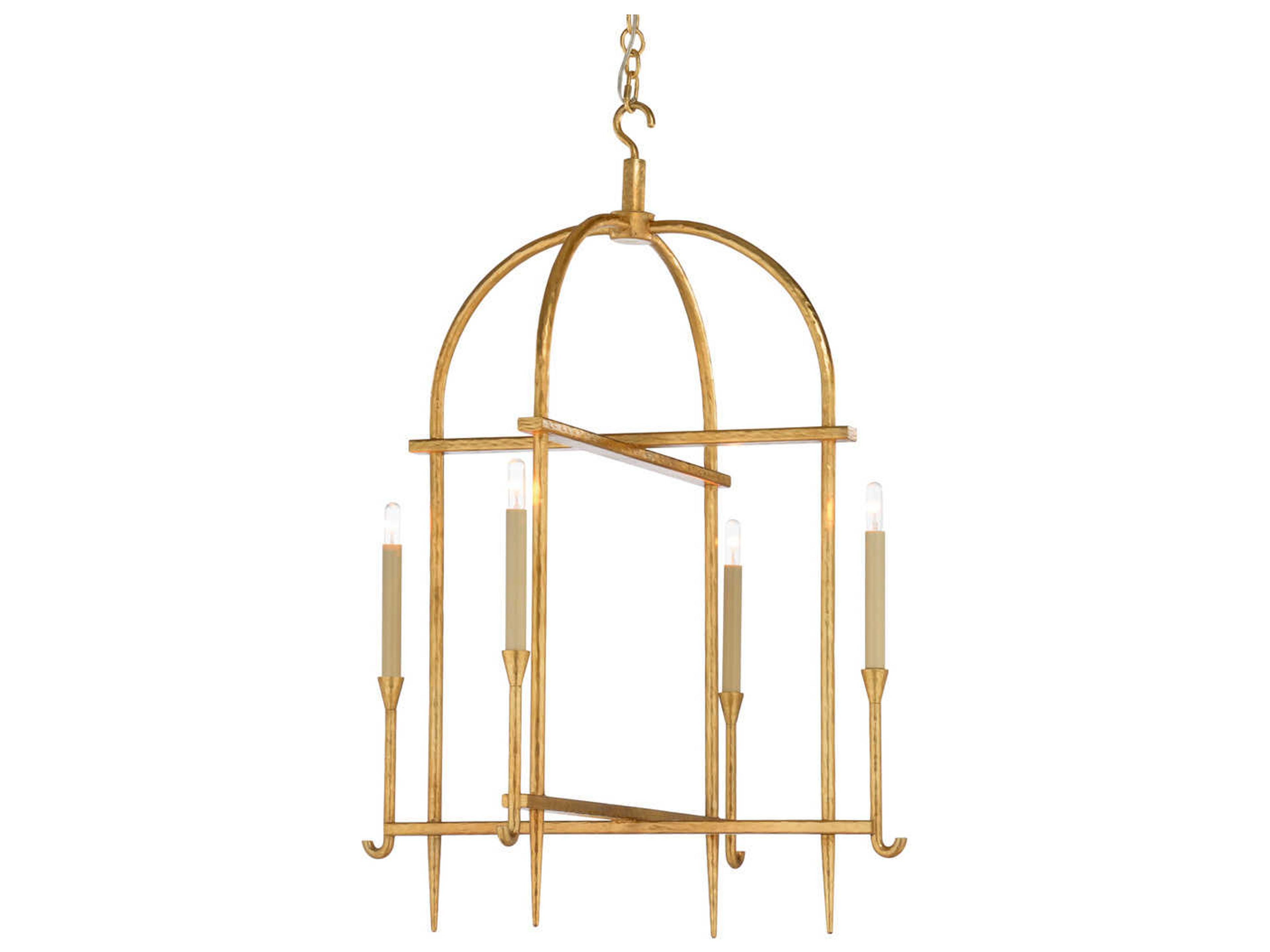 Wildwood Diego 4-Light Gold Leaf Chandelier