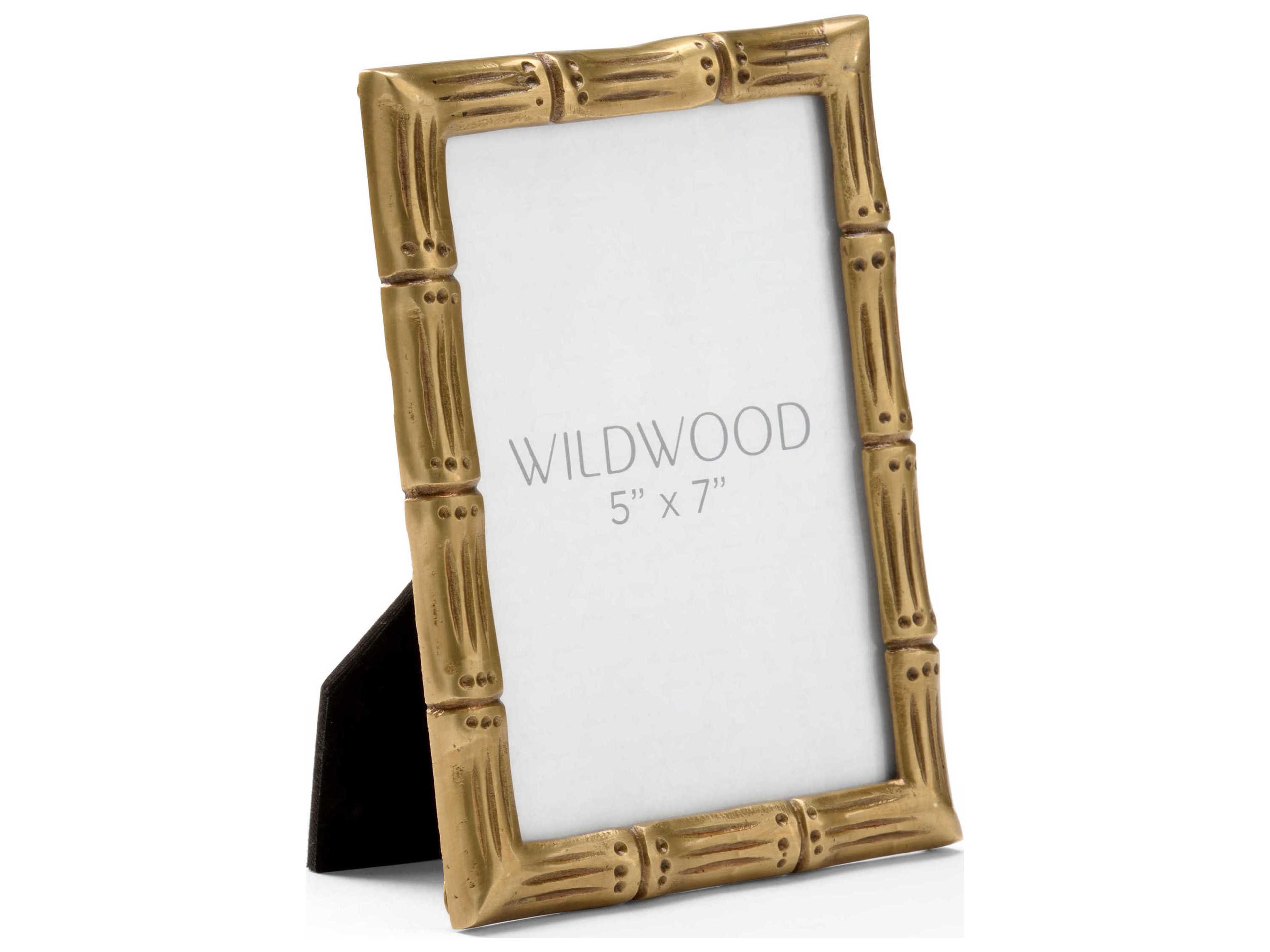Wildwood Brass Bamboo Picture Frame