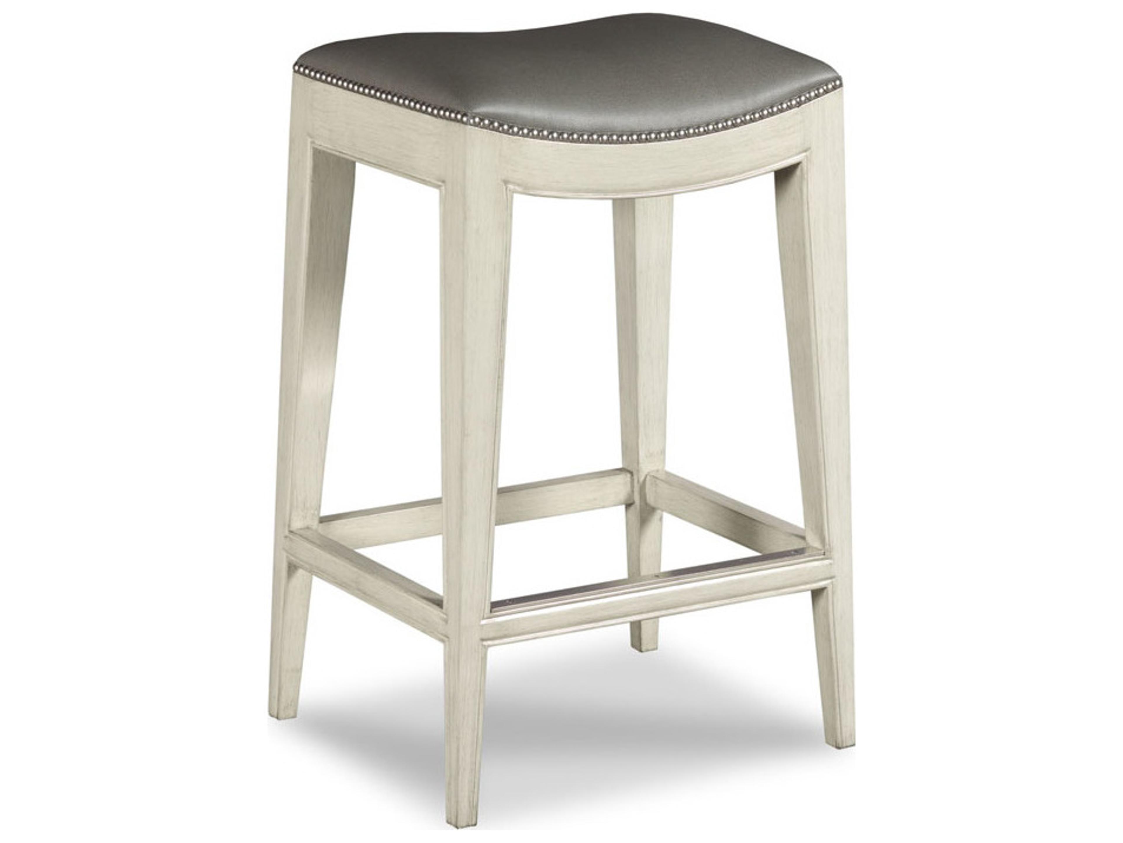 Woodbridge Saddle Seat Hardwood Carrara Bar Stool