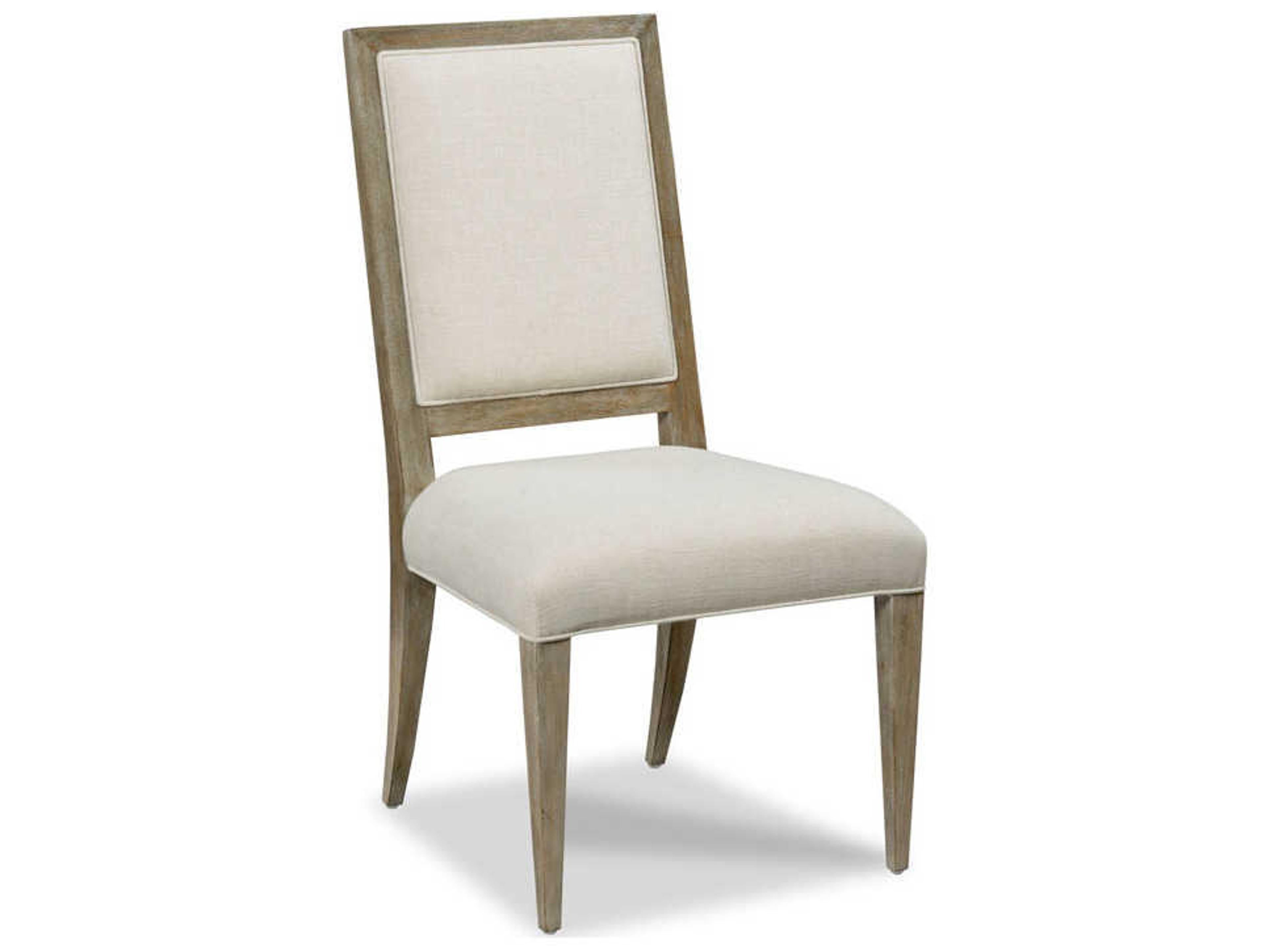 Woodbridge Callisto Side Solid Wood Brown Upholstered Dining Chair