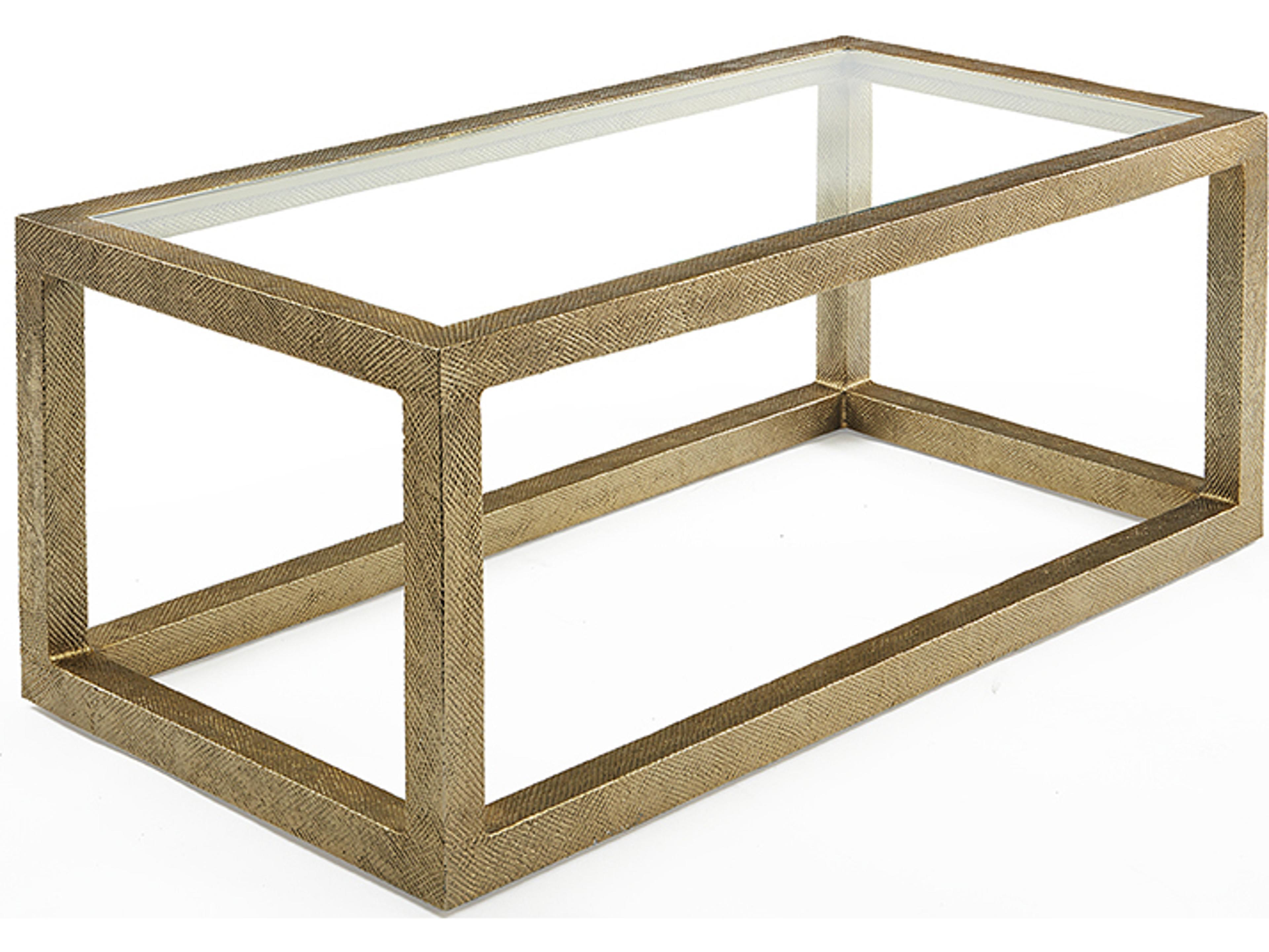 Woodbridge Cubit Rectangular Glass Cocktail Table