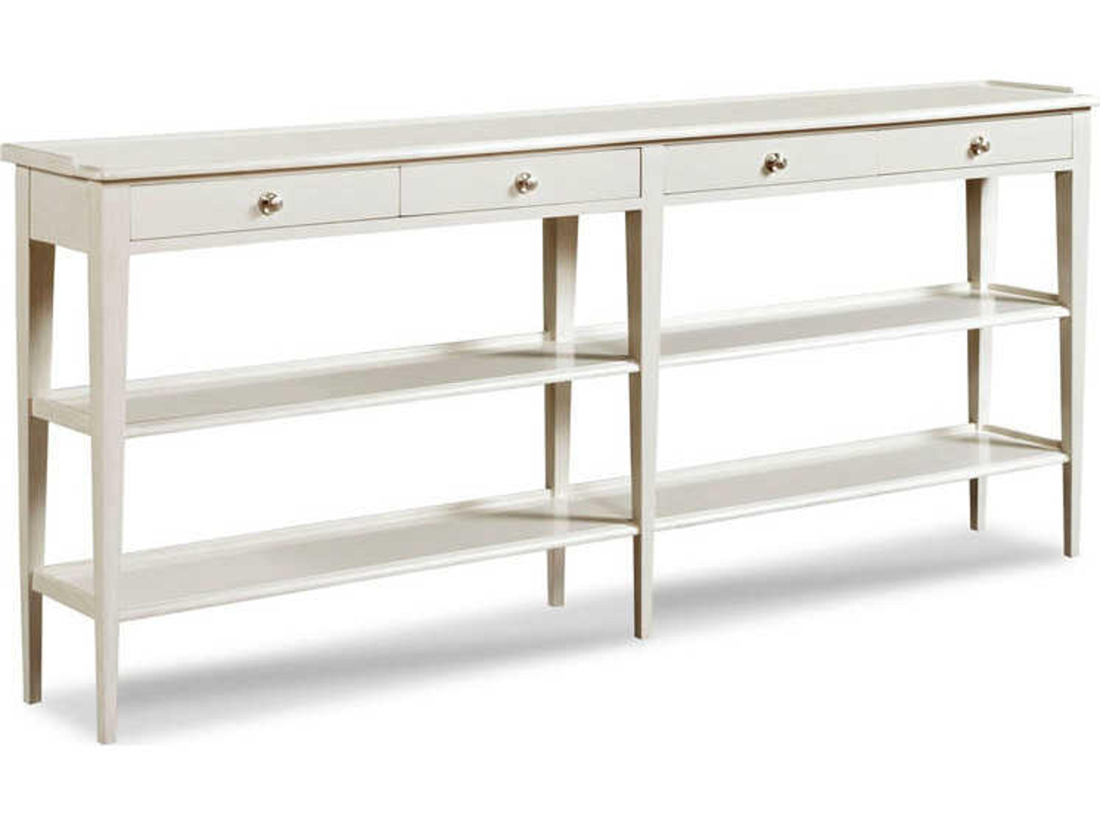 Woodbridge Captiva Hall Rectangular Carrara Console Table