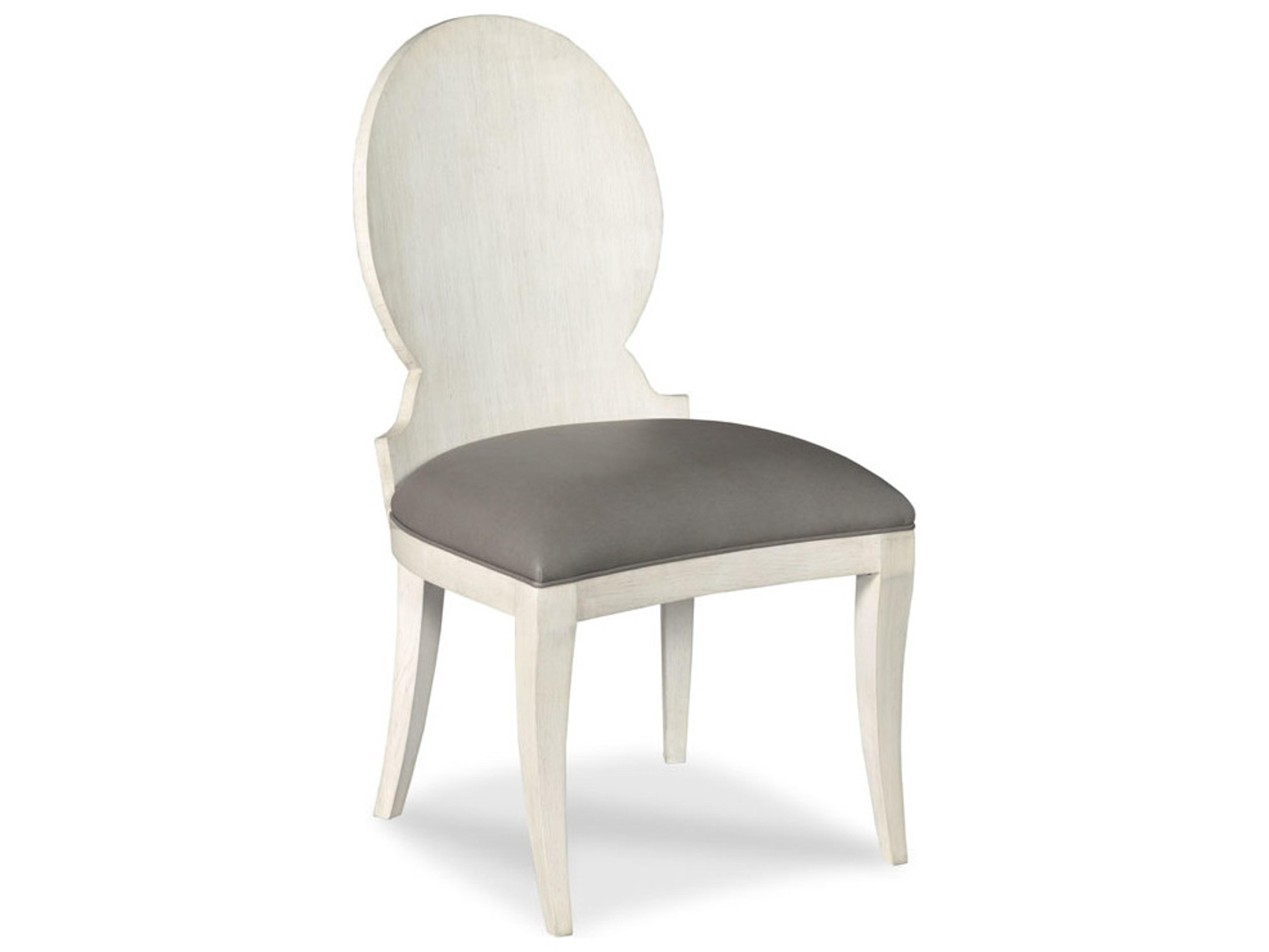 Woodbridge LeBeau Oak Wood White Side Dining Chair
