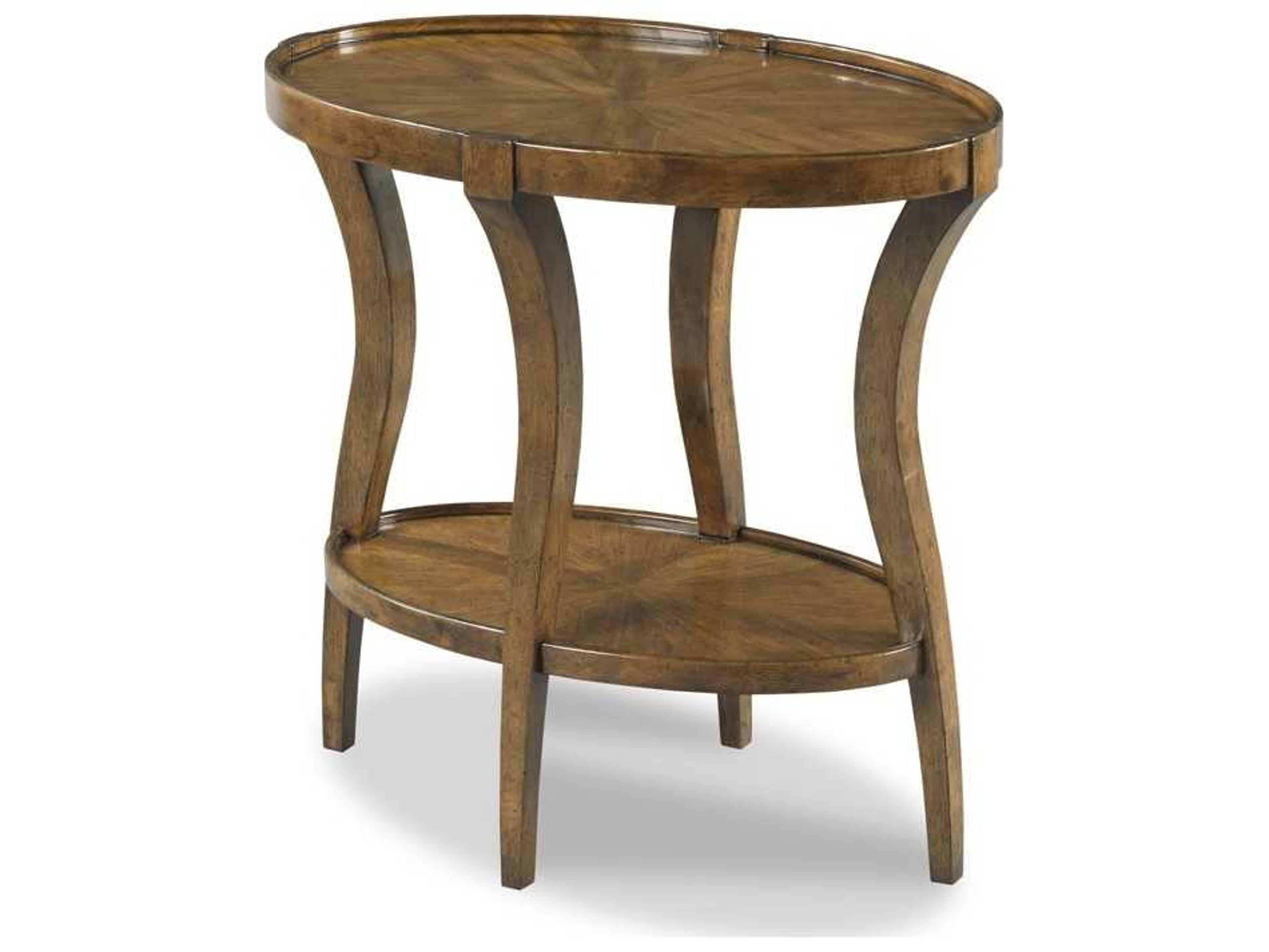 Woodbridge Linwood Oval Hazelnut End Table