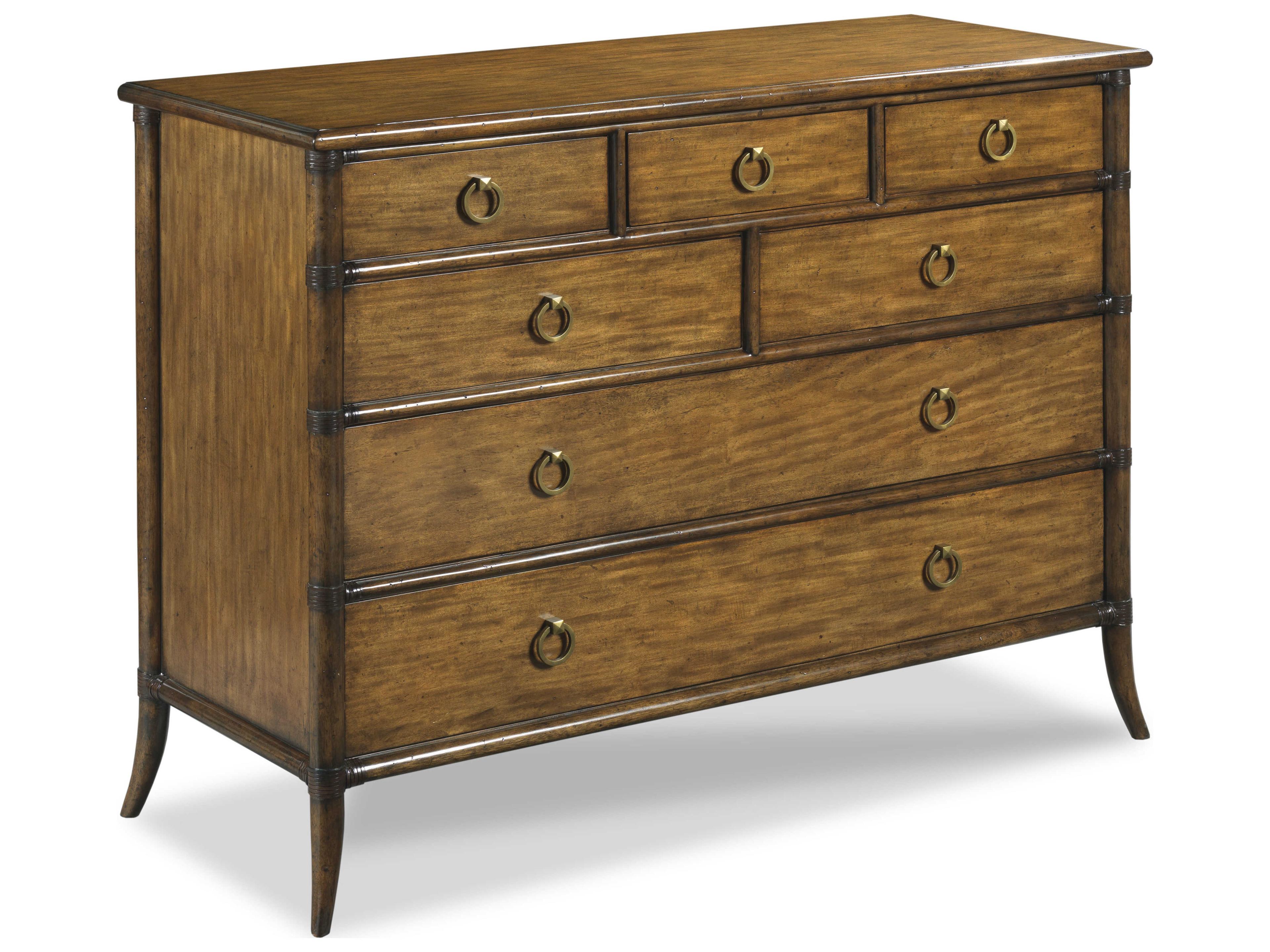 Woodbridge Linwood 7-Drawers Brown Hardwood Dresser