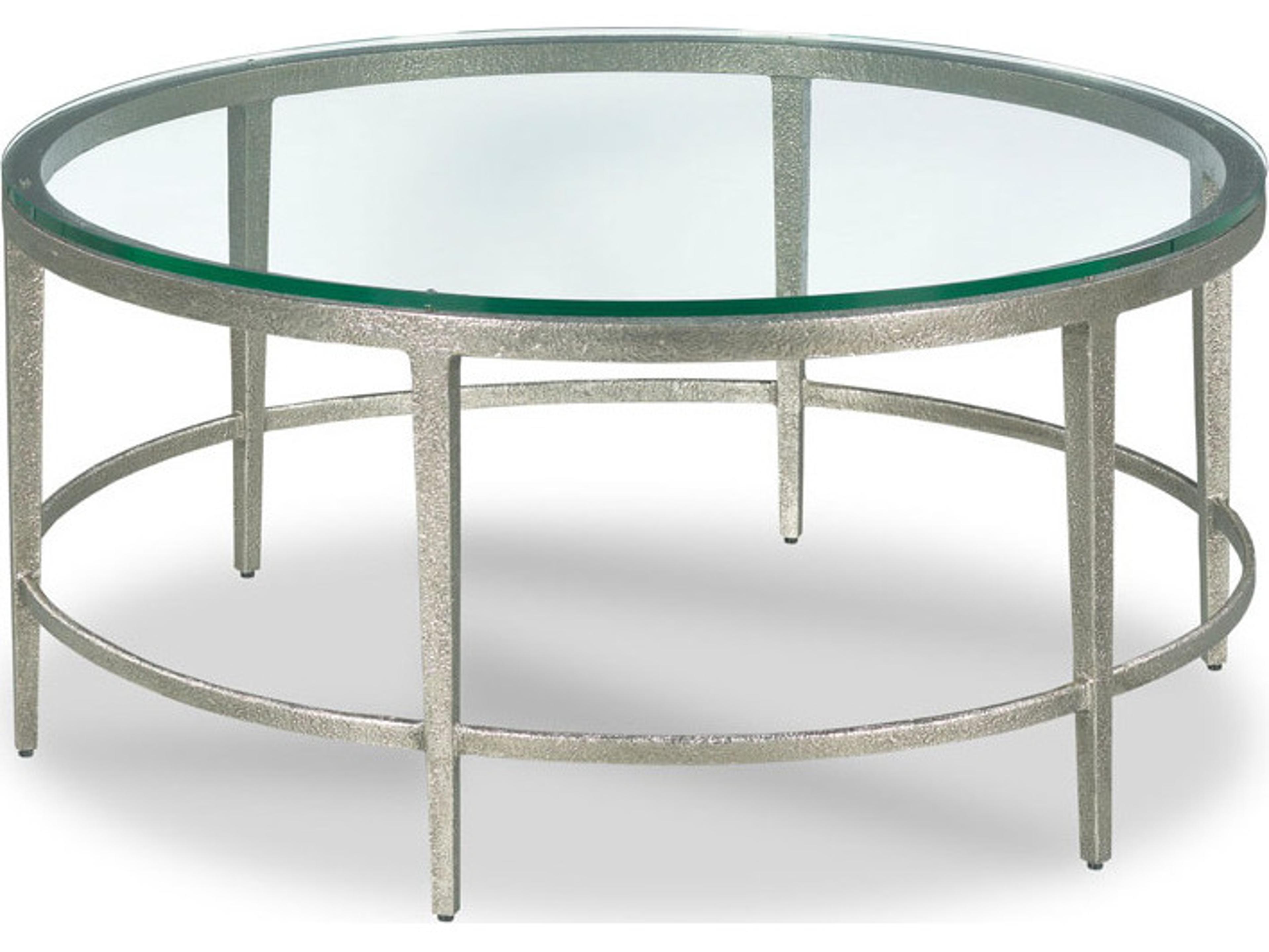 Woodbridge Kasmin Round Glass Cocktail Table