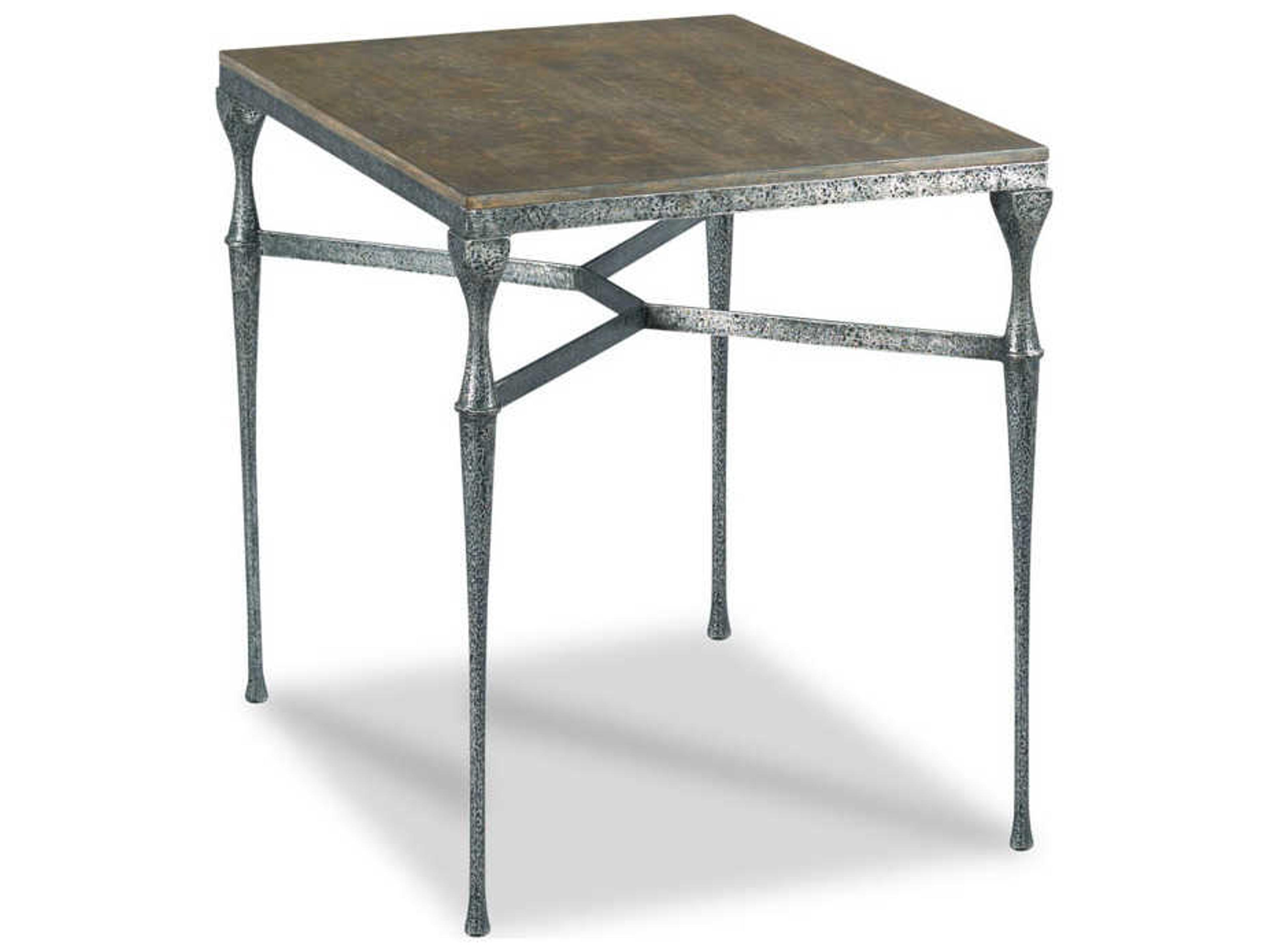 Woodbridge Monte Rio Rectangular Napa Hammered Steel End Table