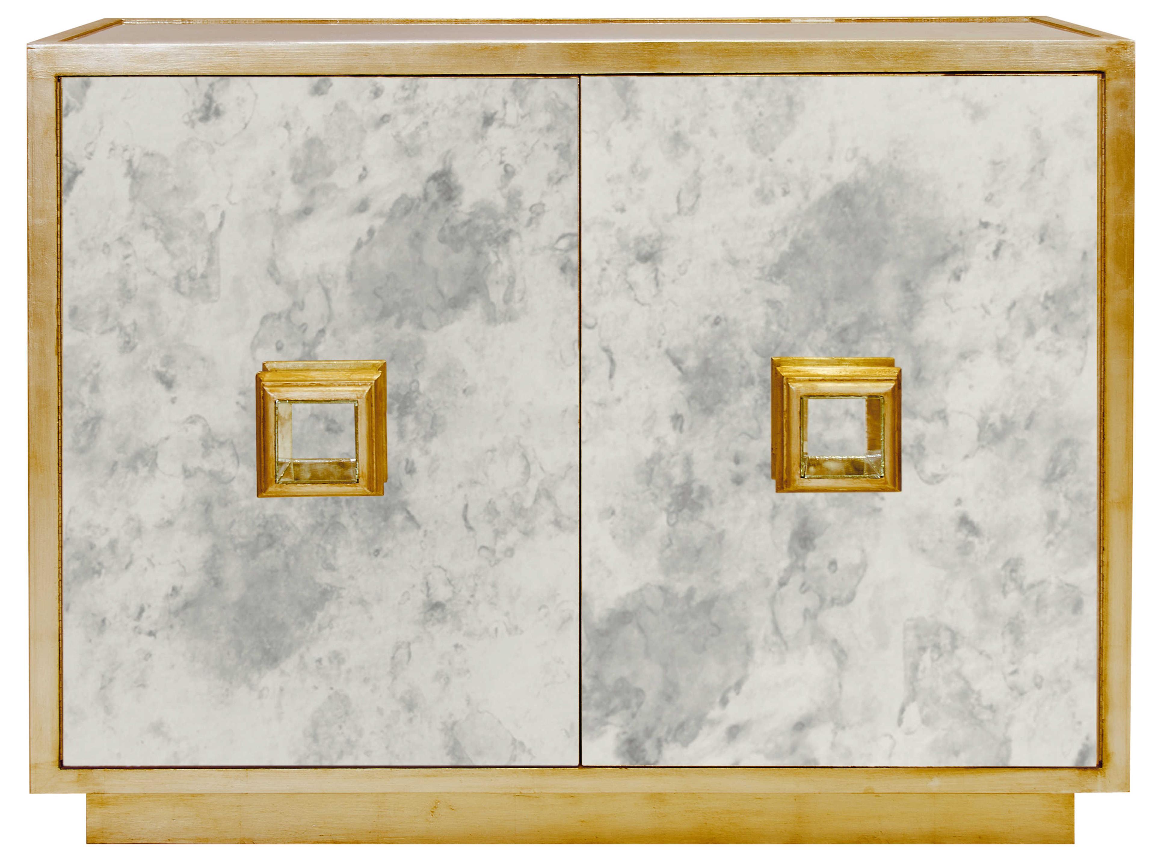 Worlds Away Gold Accent Chest