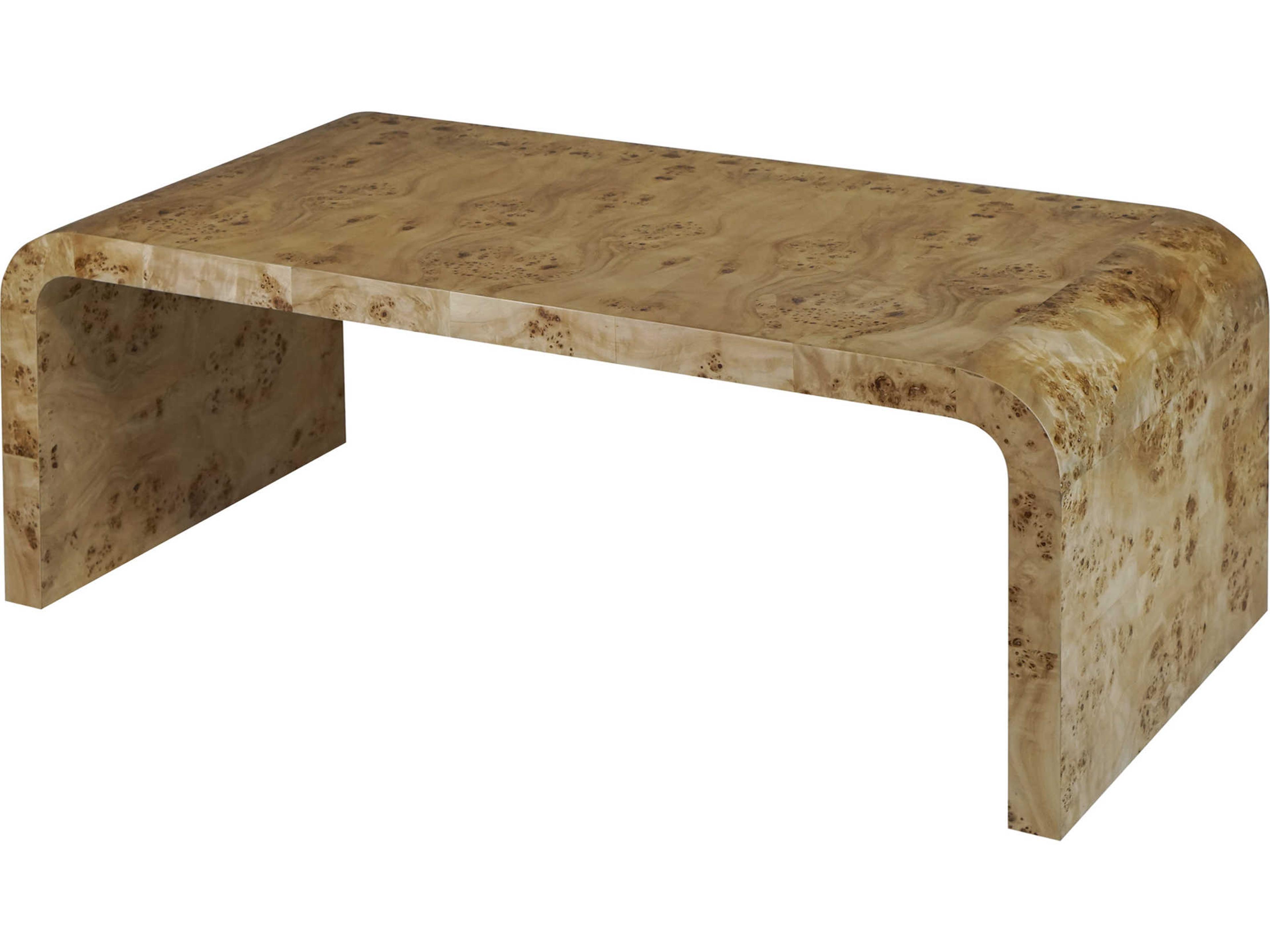 Worlds Away Rectangular Wood Coffee Table