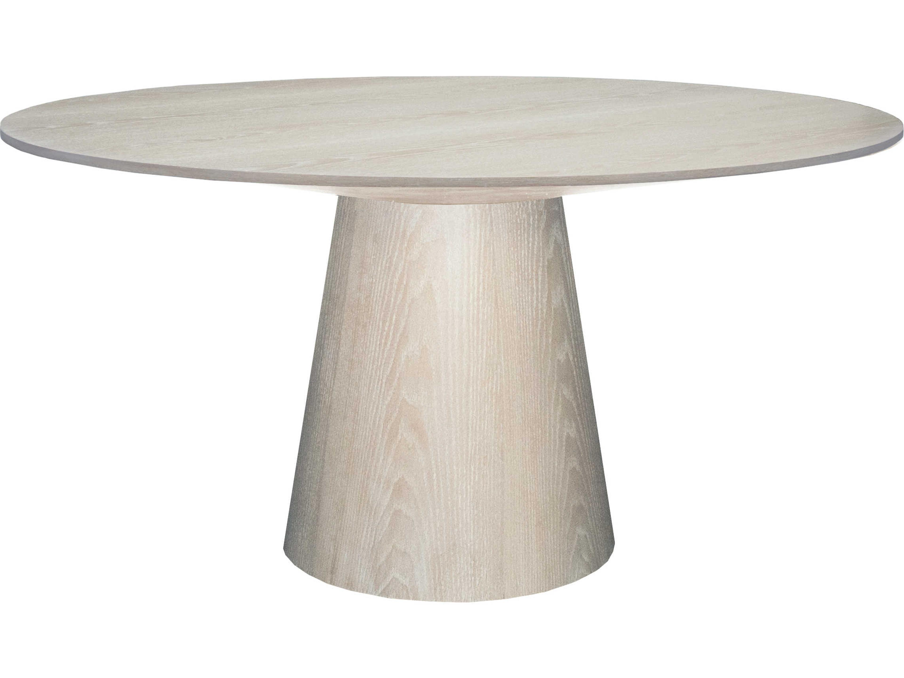 Worlds Away Round Wood Dining Table