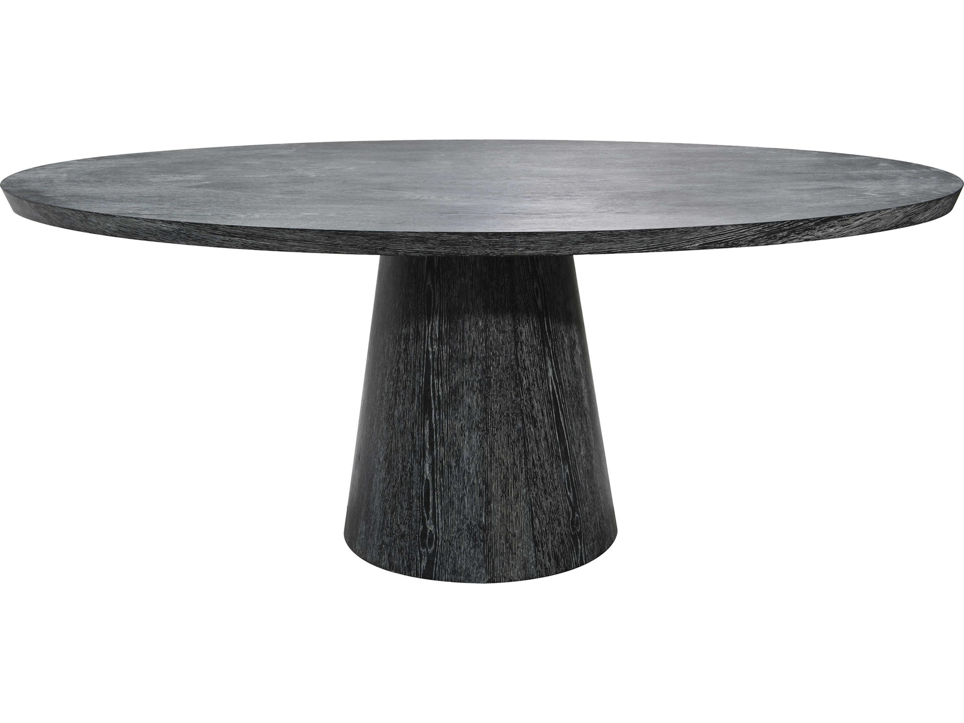 Worlds Away Oval Wood Dining Table