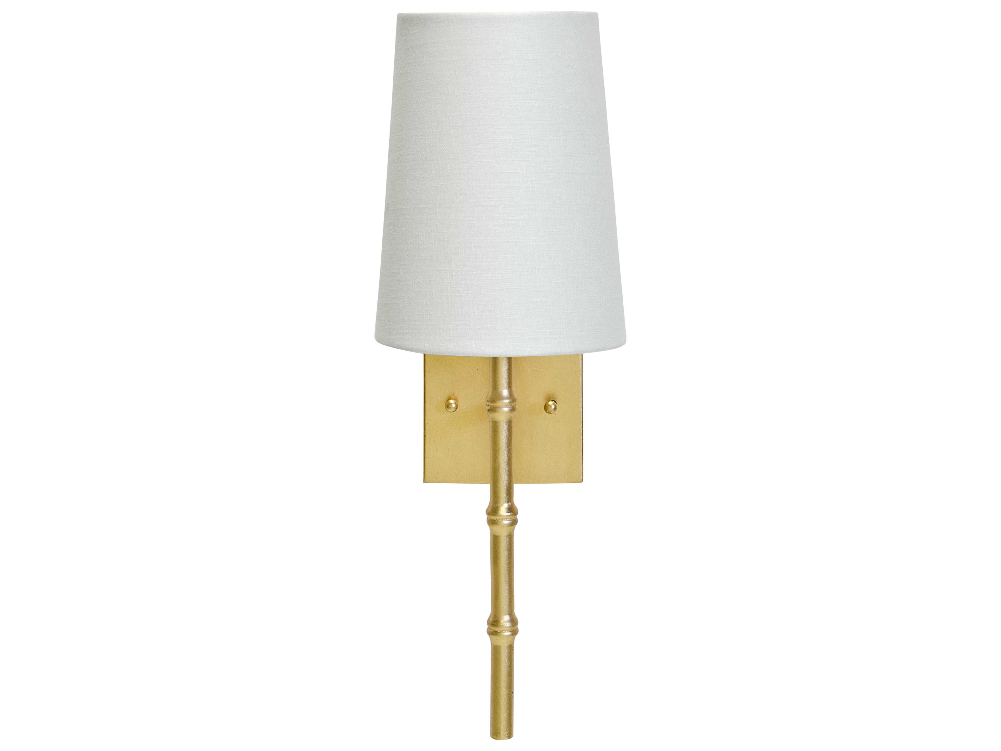 Worlds Away Gold Wall Sconce