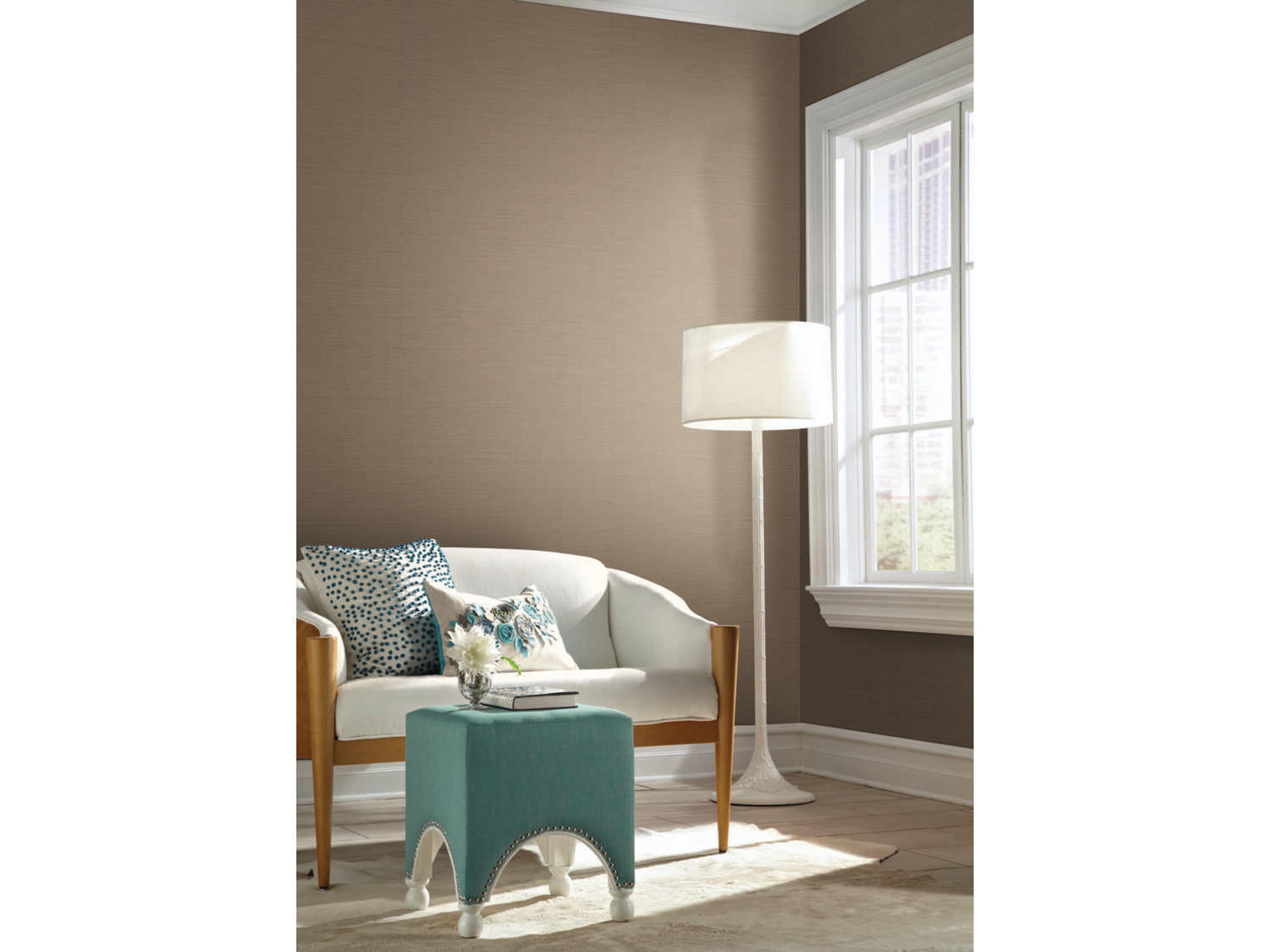 York Wallcoverings Grasscloth Resource Library Sand Shining Sisal Wallpaper