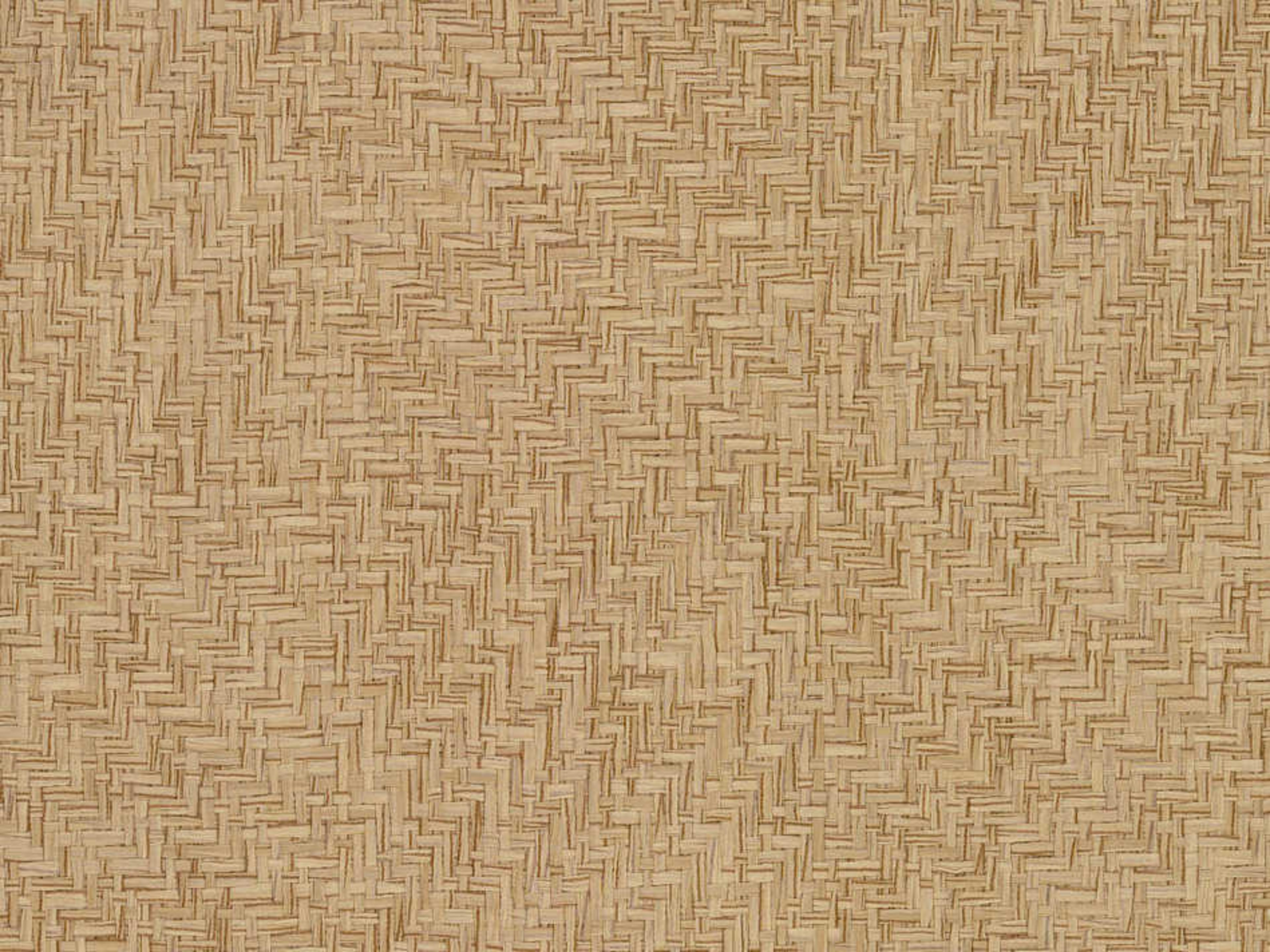 York Wallcoverings Grasscloth Resource Library Golden Interlocking Weave Grasscloth