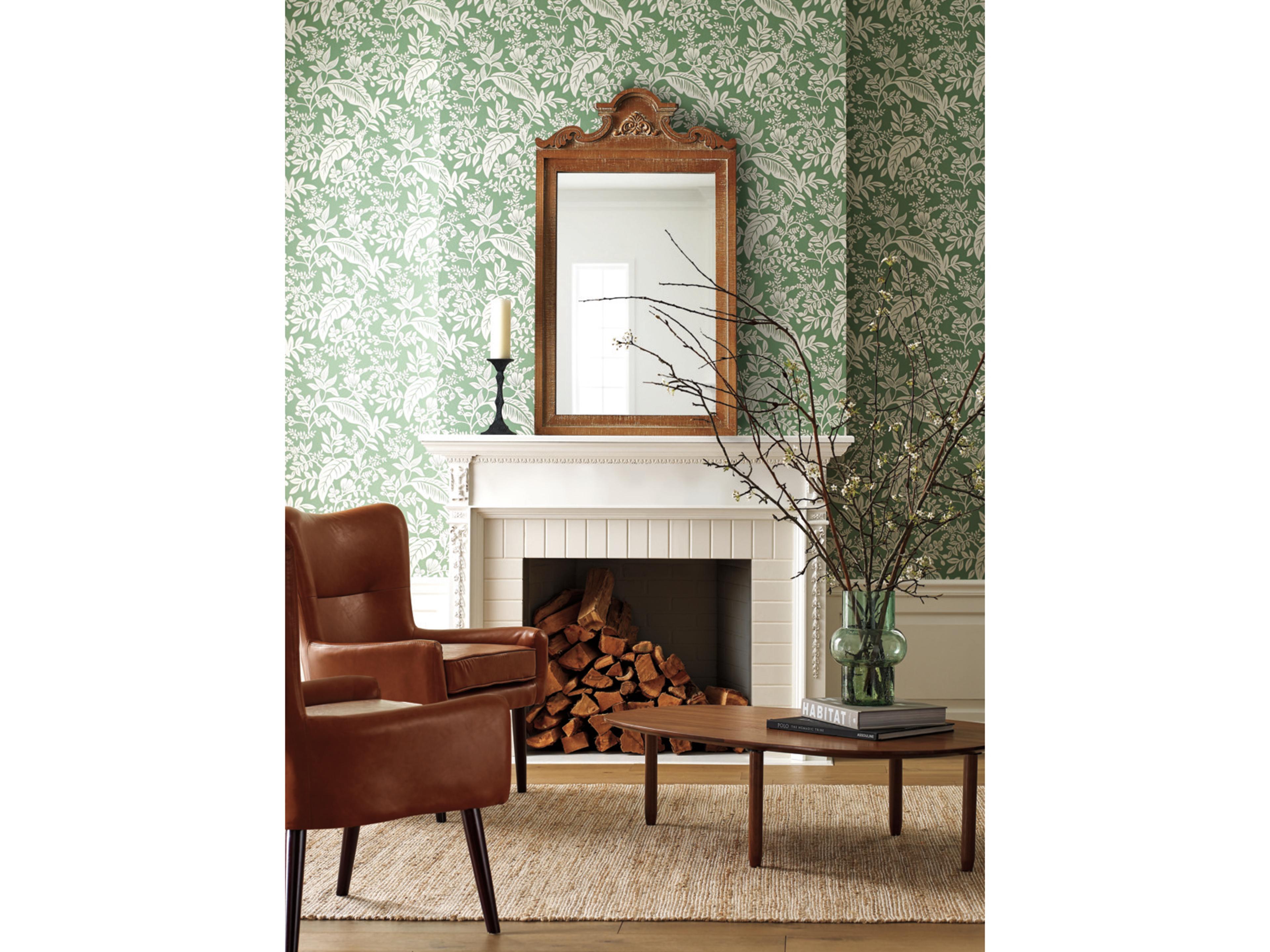 York Wallcoverings Sage Canopy Wallpaper
