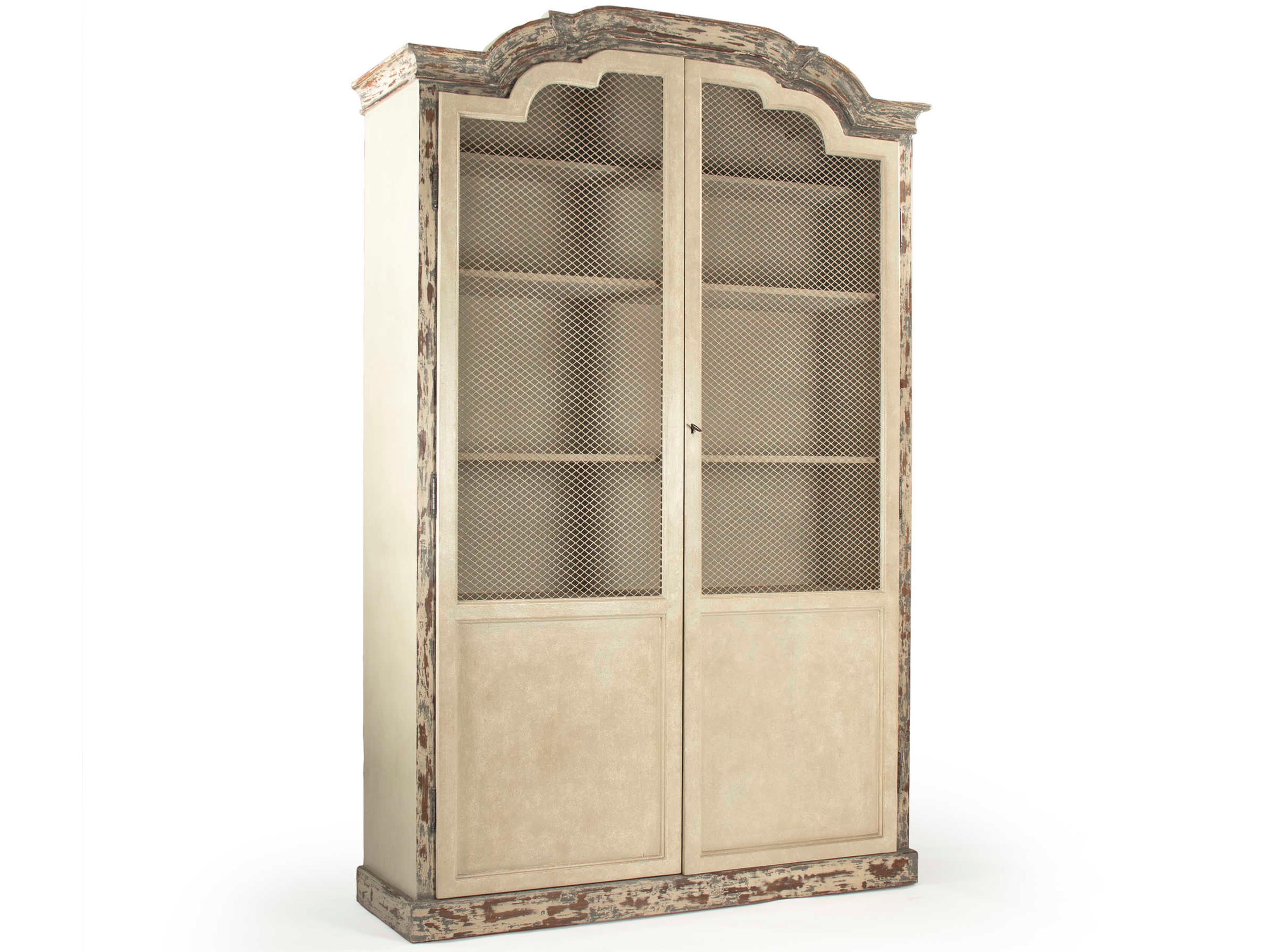 Zentique Pine Wood Display Cabinet