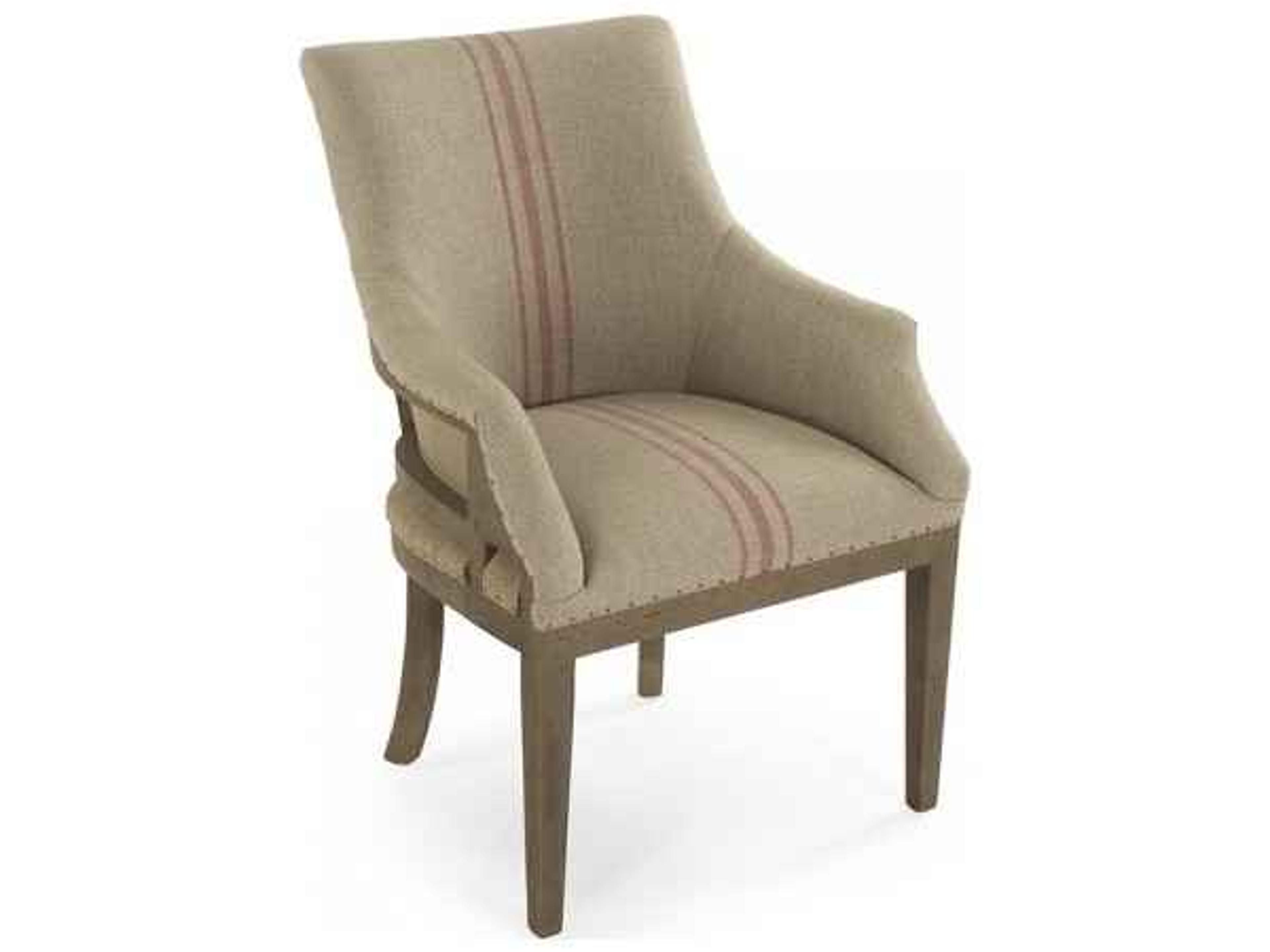 Zentique Beige Fabric Accent Chair
