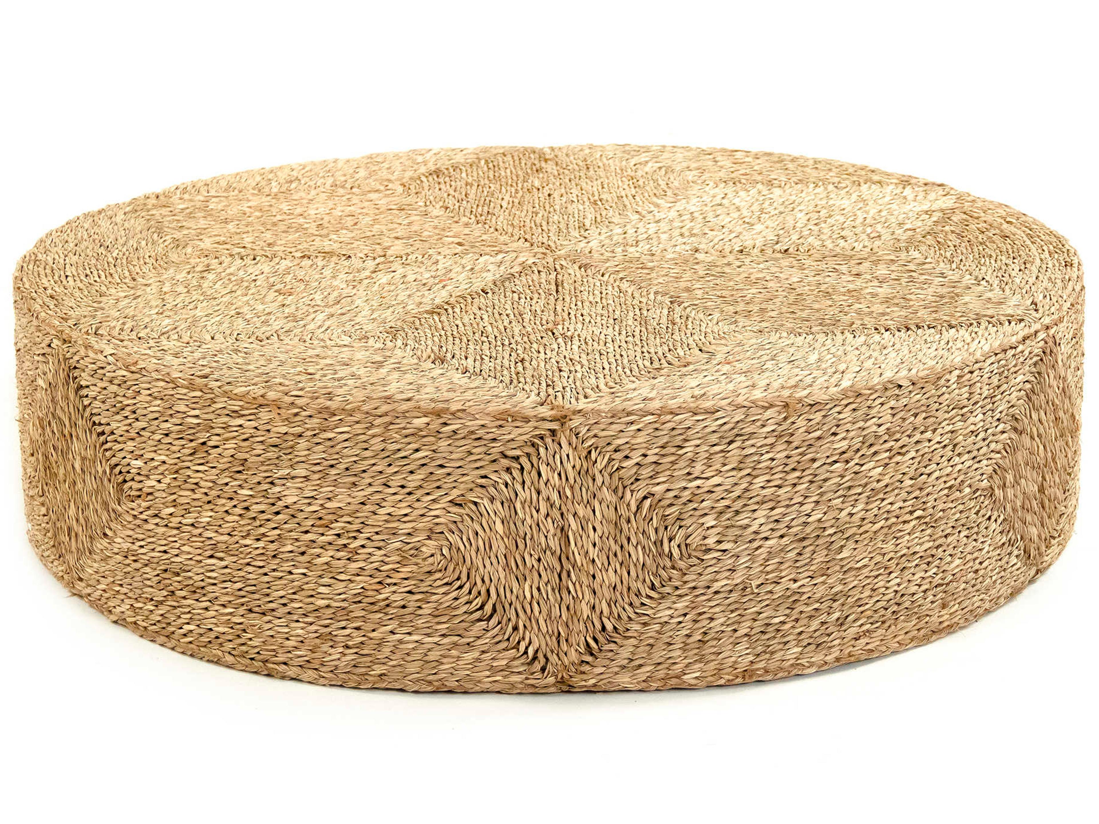 Zentique Brown Ottoman