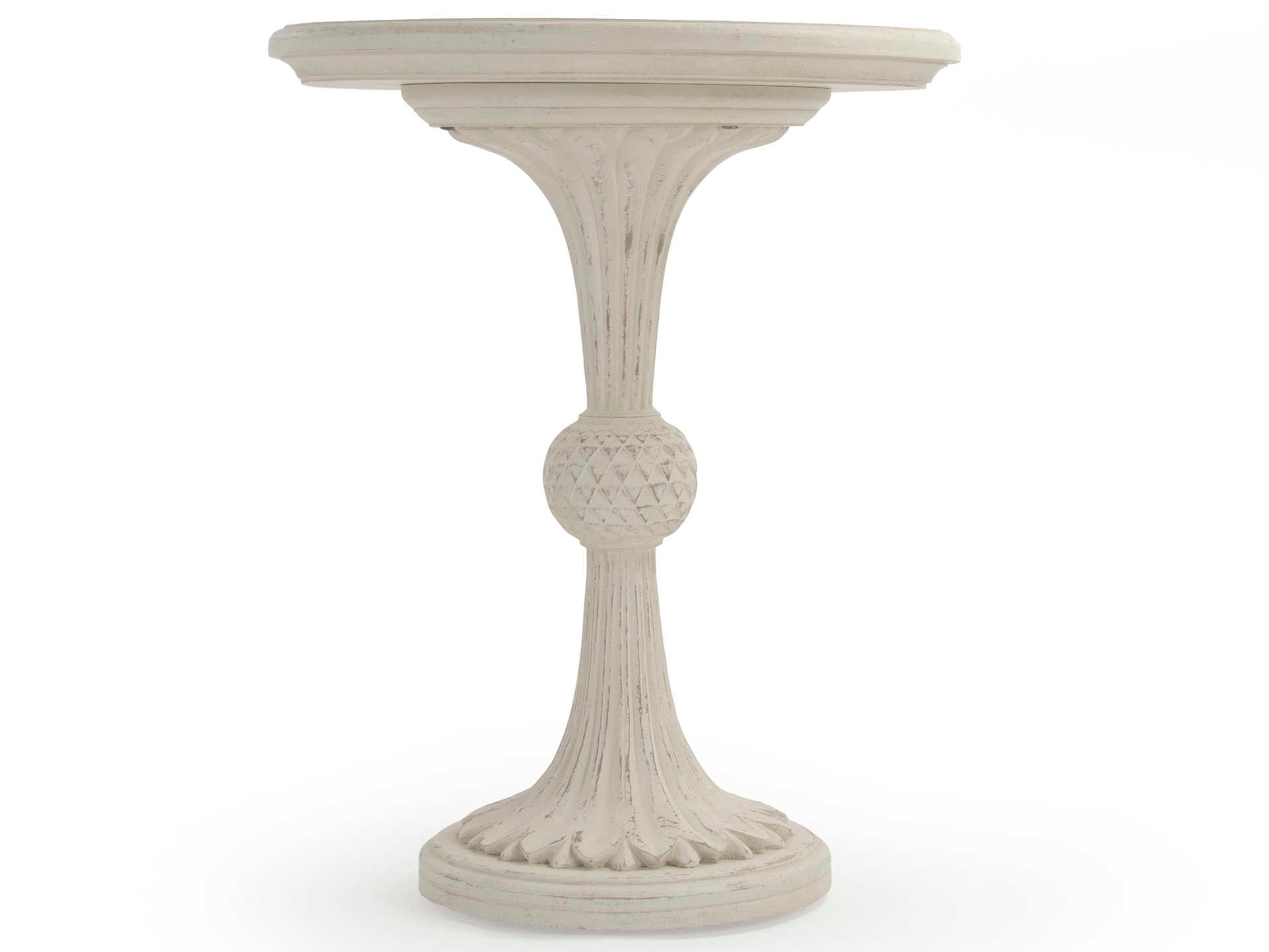 Zentique Fabiola Round Wood End Table