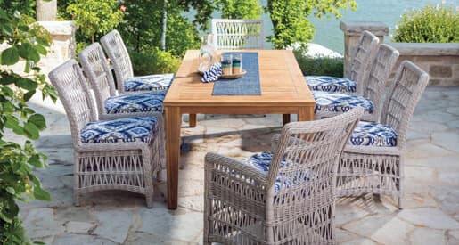 Patio Trend Alert: Mismatched Dining Chairs