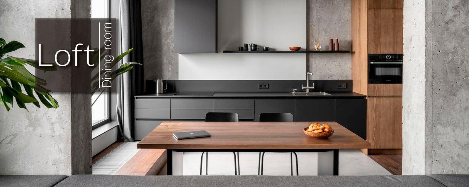 Loft Style Dining Room