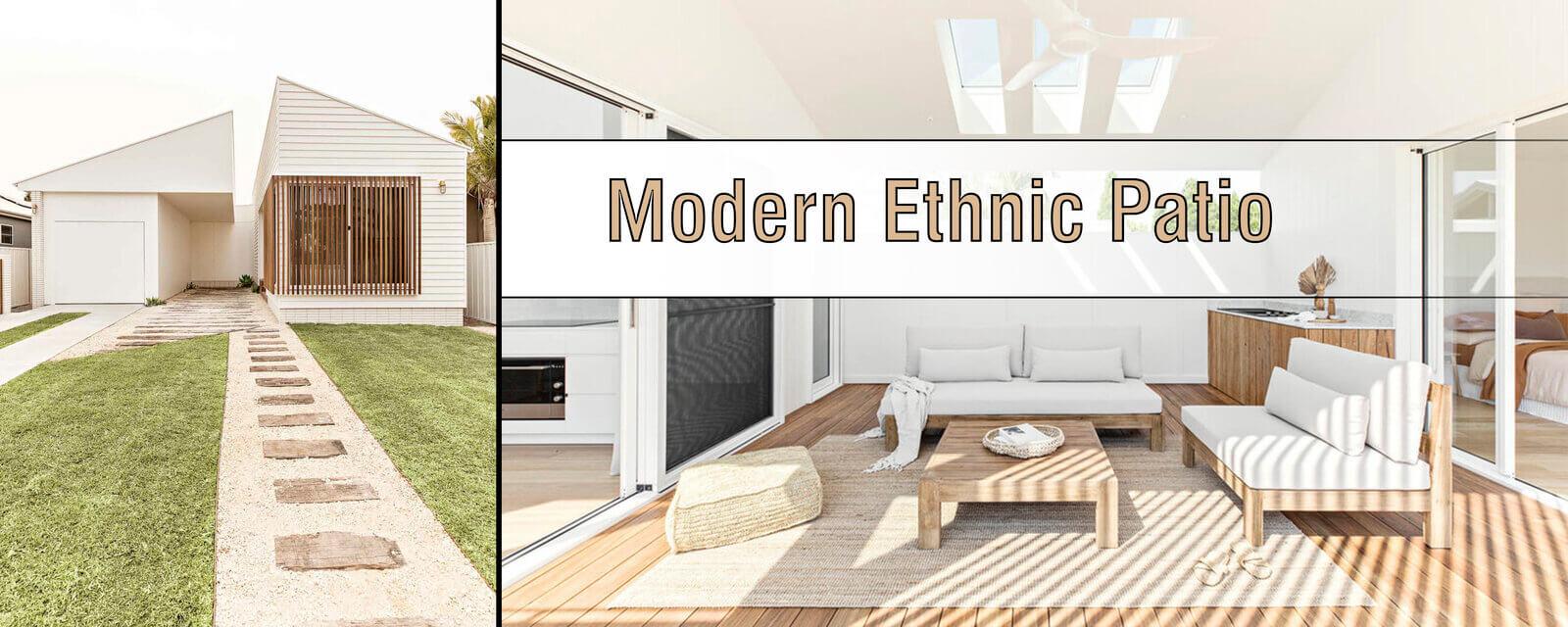 Modern Ethnic Patio