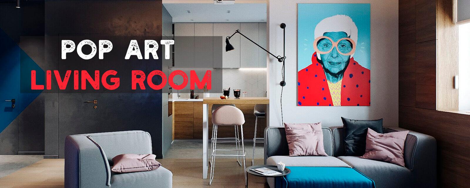 Modern Pop Art Living Room