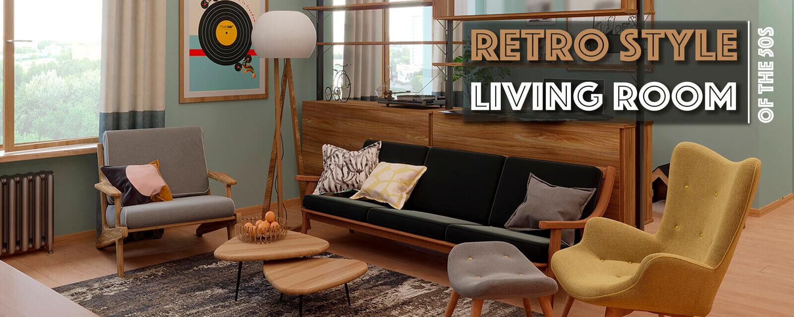 Retro Style Of The 50s | Living Room