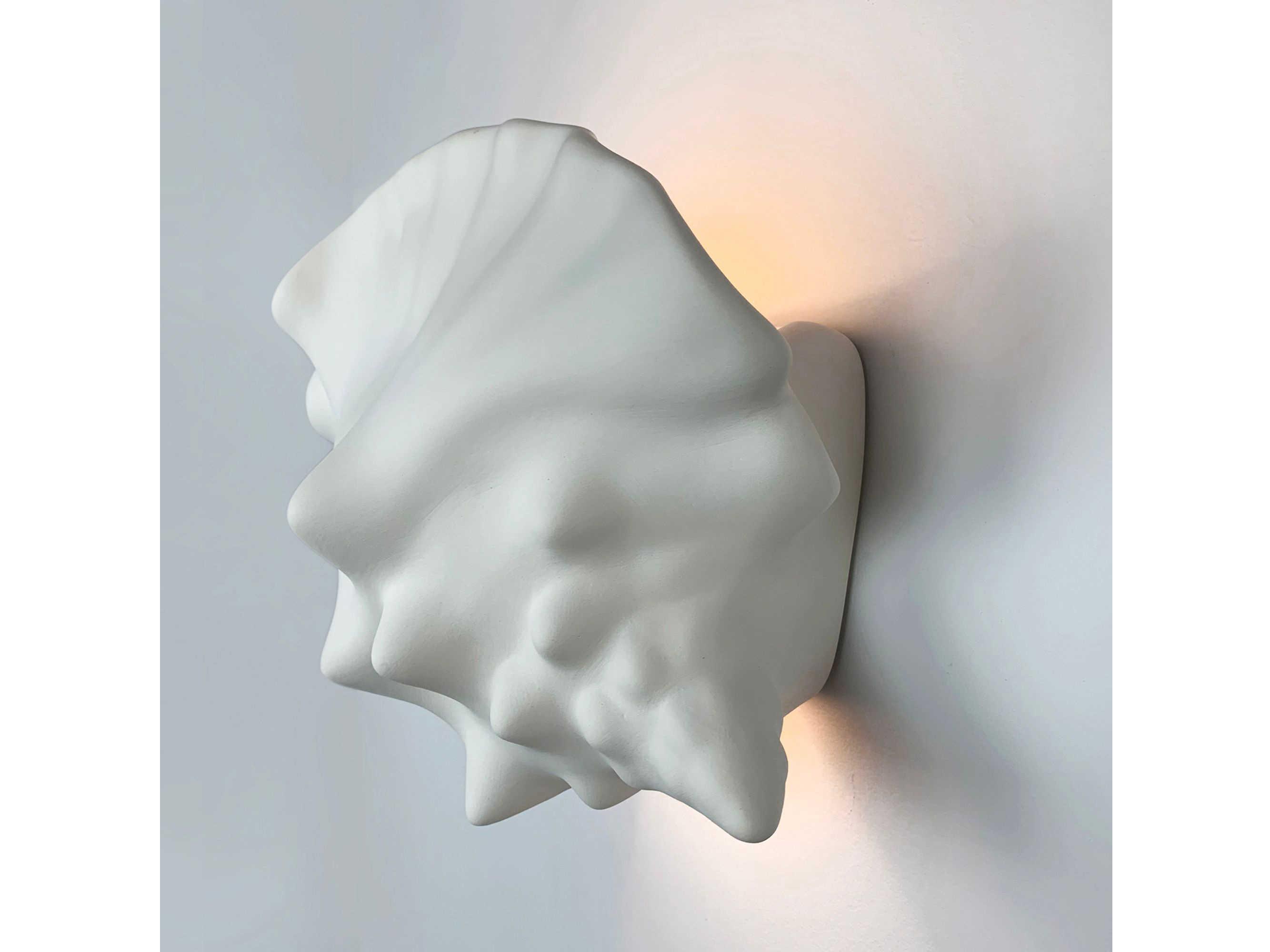 A19 Key West 1-Light White Wall Sconce