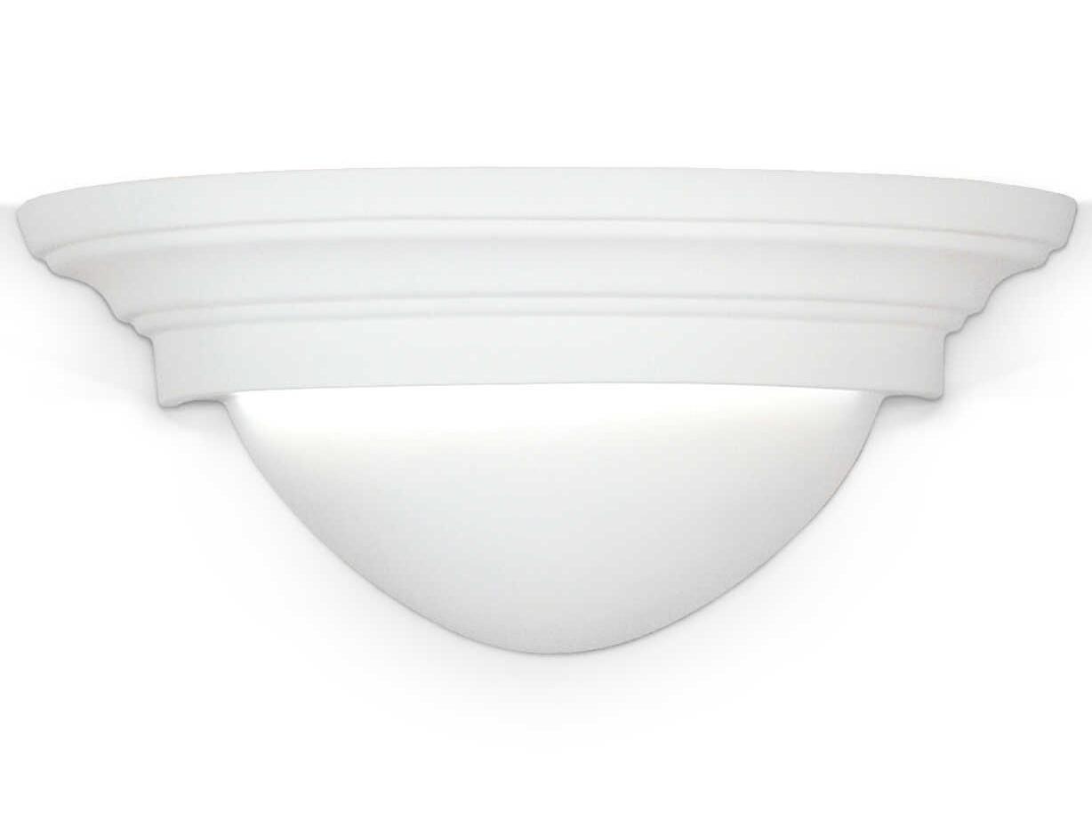 A19 Great Majorca 2-Light White Wall Sconce