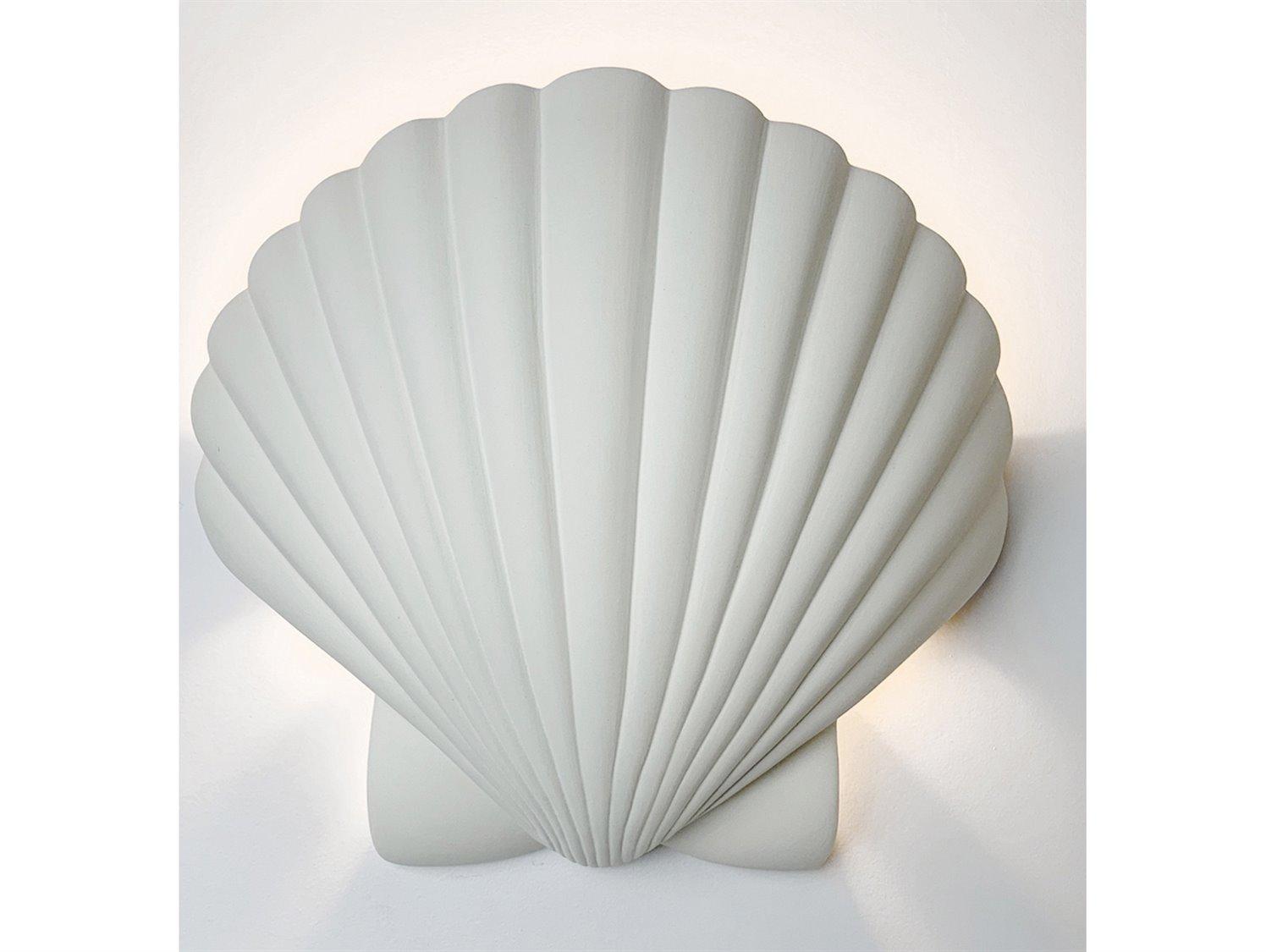 A19 Gran Key 2-Light White Wall Sconce